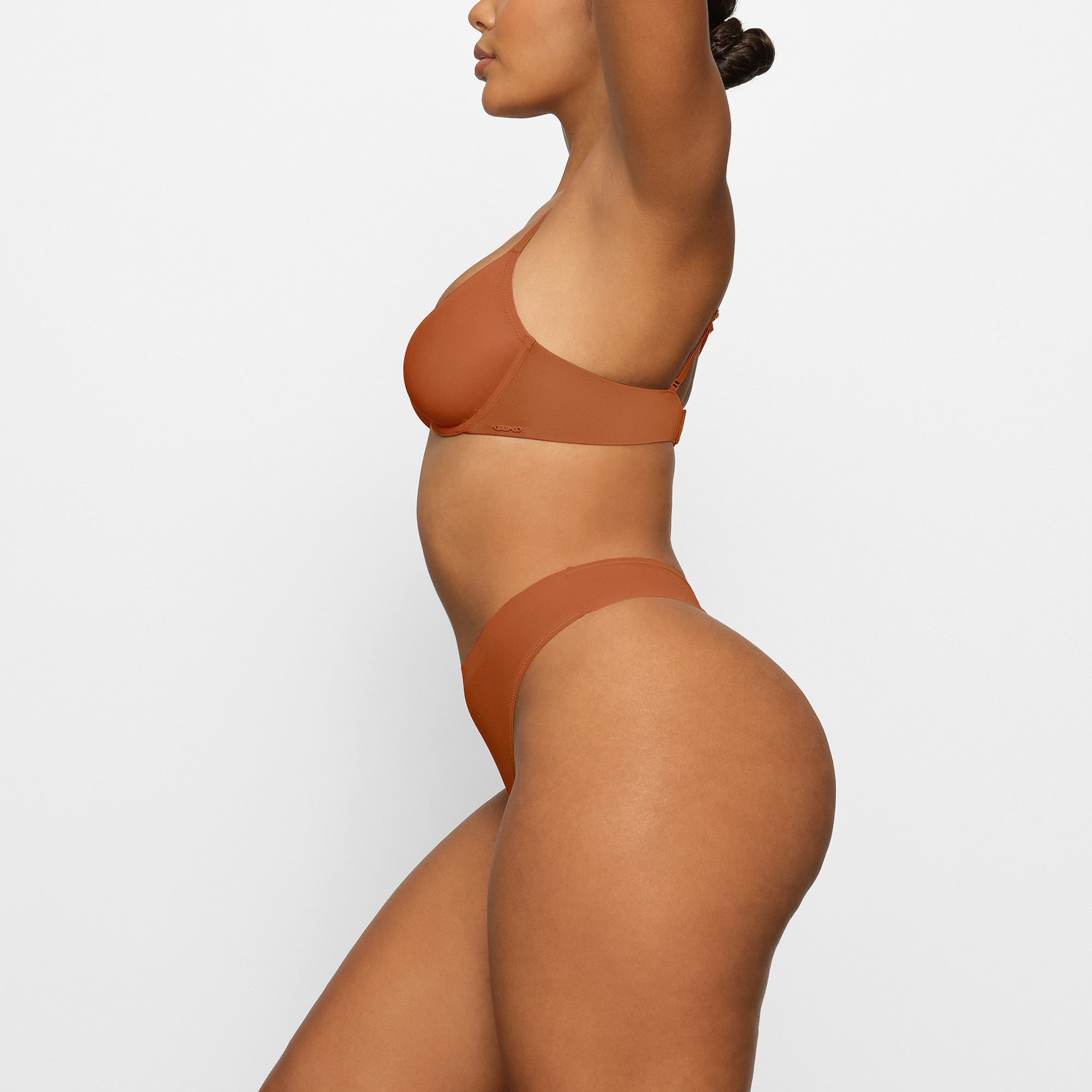 NO SHOW UNLINED DEMI BRA | BRONZE - Image 2