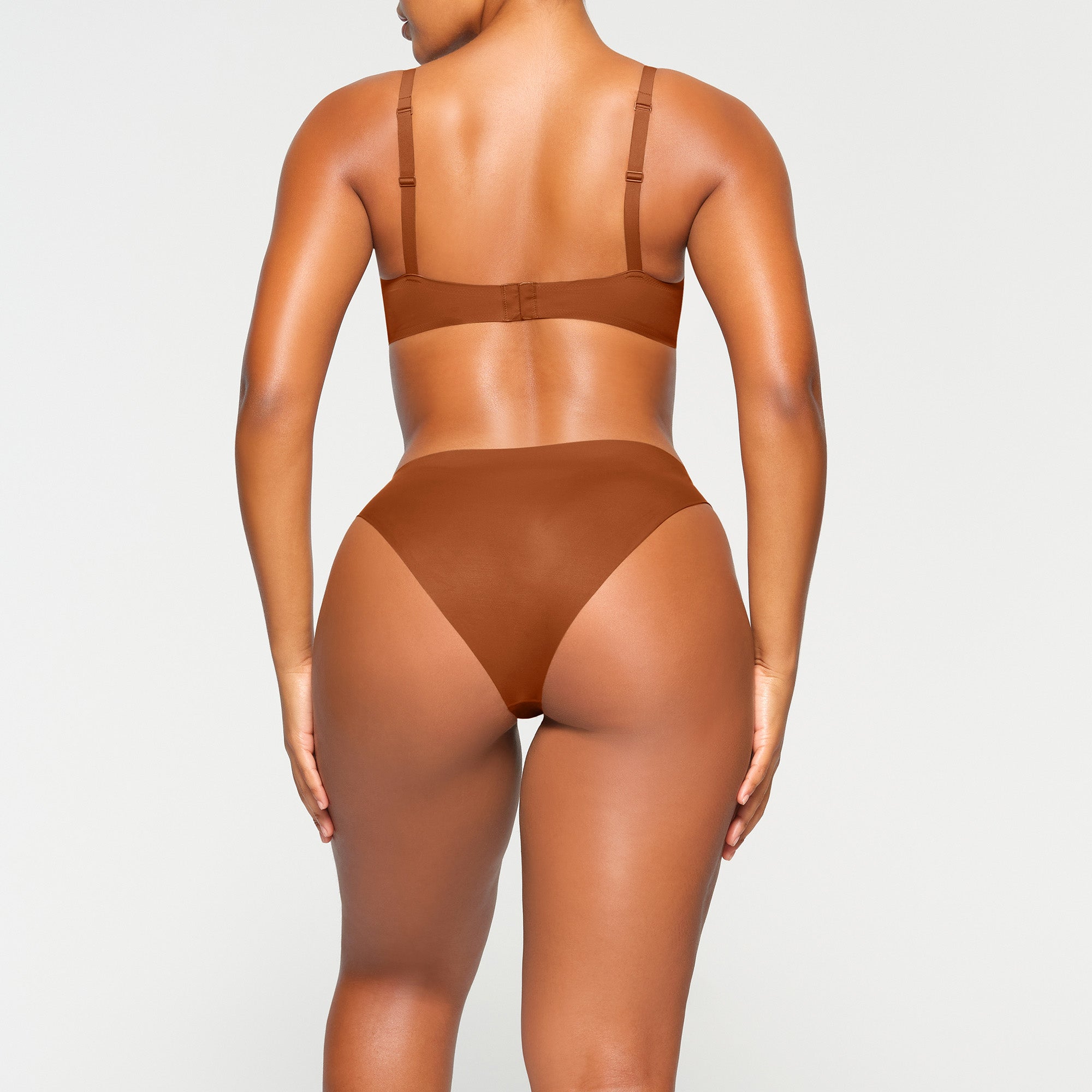 NAKED PLUNGE BRALETTE | BRONZE - Image 3