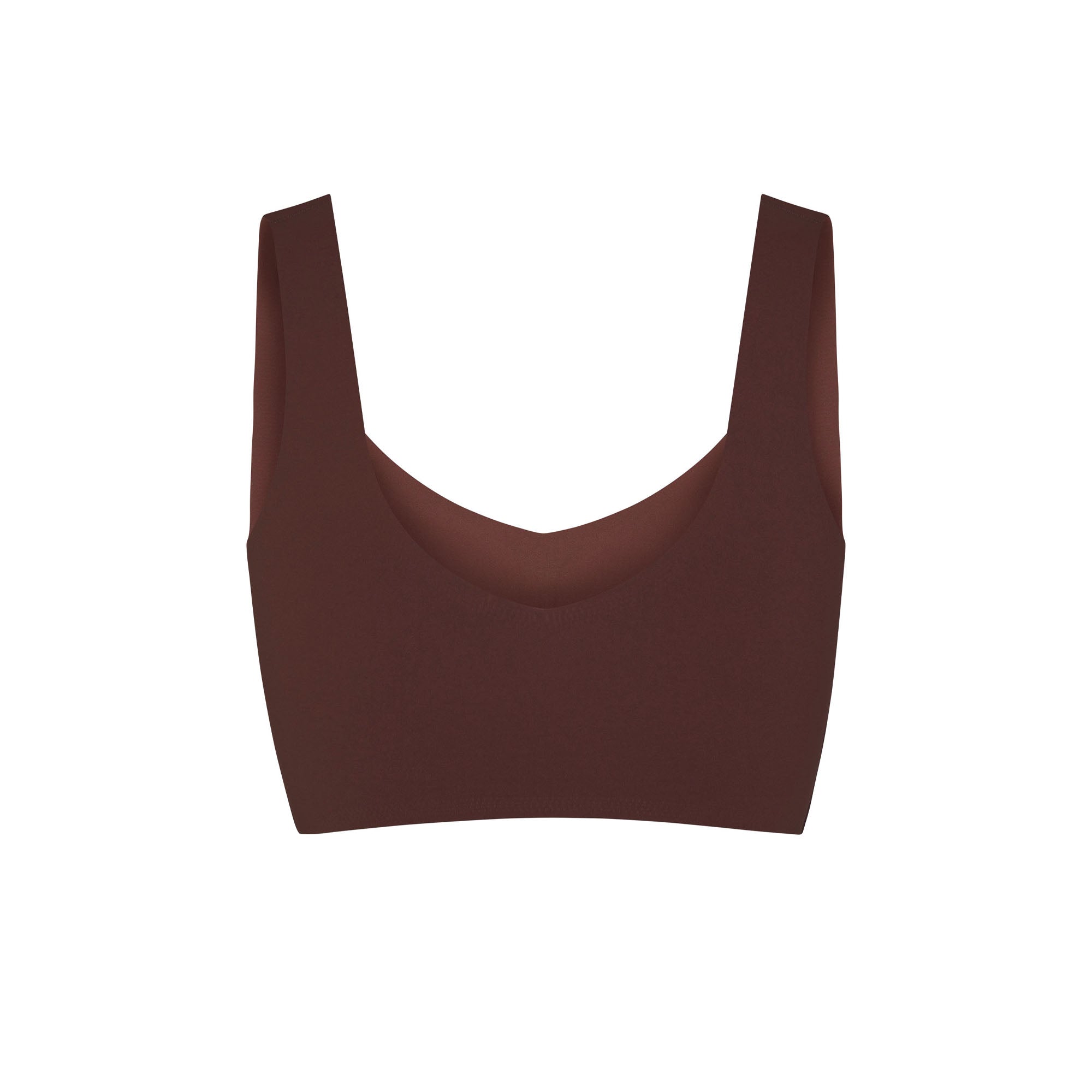 NAKED PLUNGE LONGLINE BRALETTE | COCOA - Image 6
