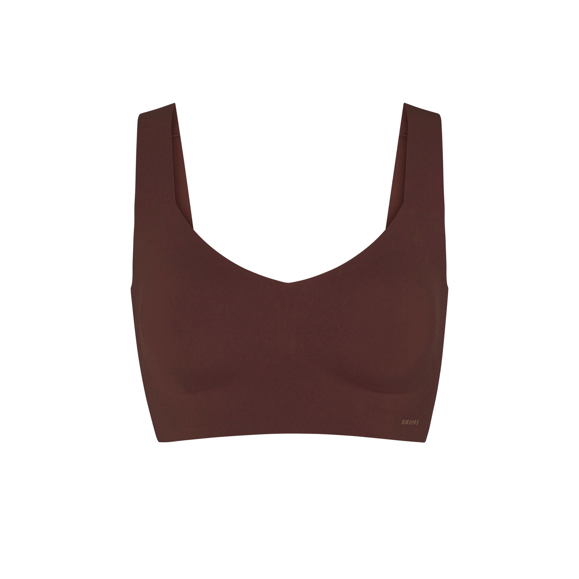NAKED PLUNGE LONGLINE BRALETTE | COCOA - Image 5