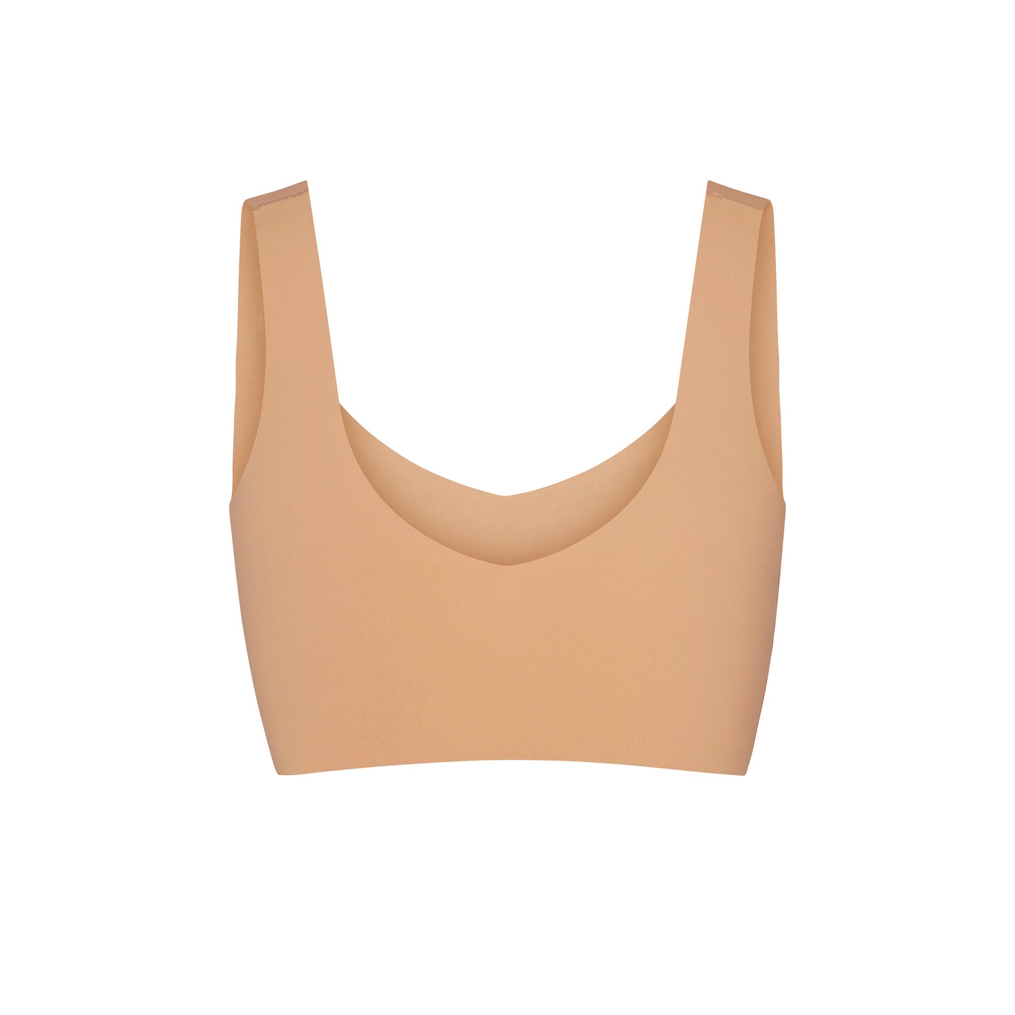 NAKED PLUNGE LONGLINE BRALETTE | OCHRE - Image 4