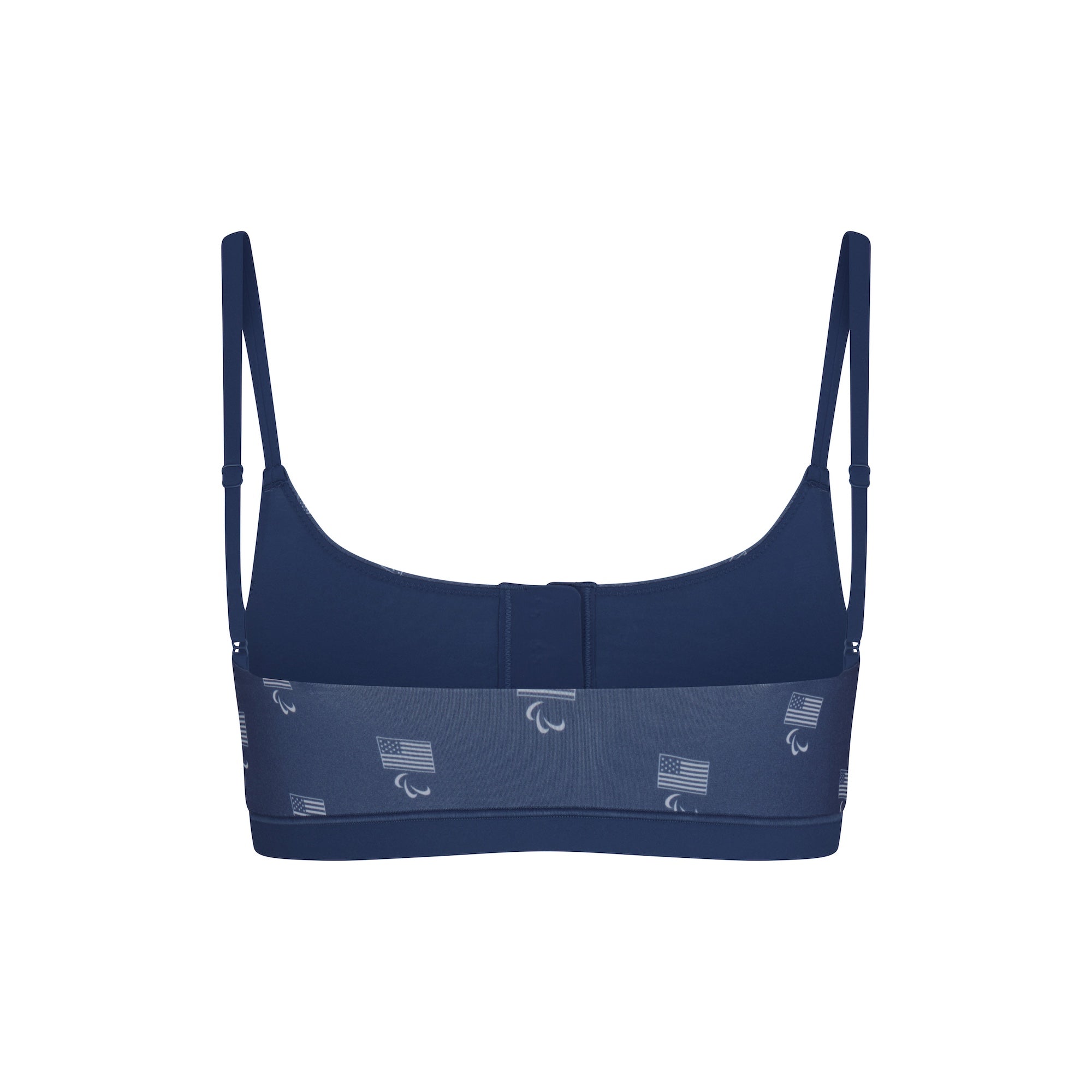 SKIMS FOR TEAM USA FITS EVERYBODY ADAPTIVE PARALYMPIC SCOOP BRALETTE | NAVY - Image 3