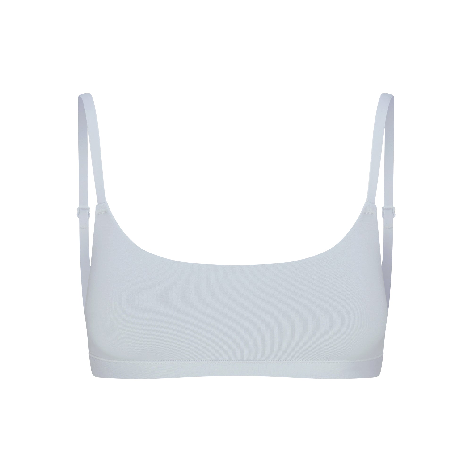 COTTON JERSEY SCOOP BRALETTE | ZEN BLUE - Image 5