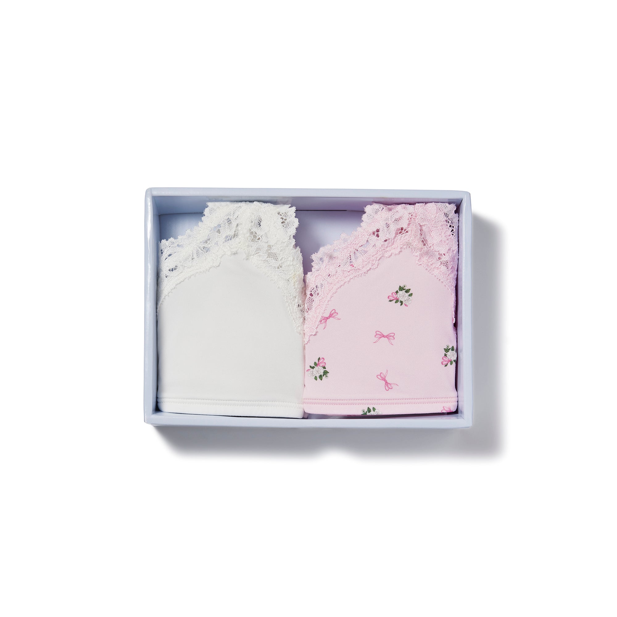 FITS EVERYBODY LACE SCOOP BRALETTE 2-PACK | MARBLE AND FLORAL BOW PRINT - Image 10