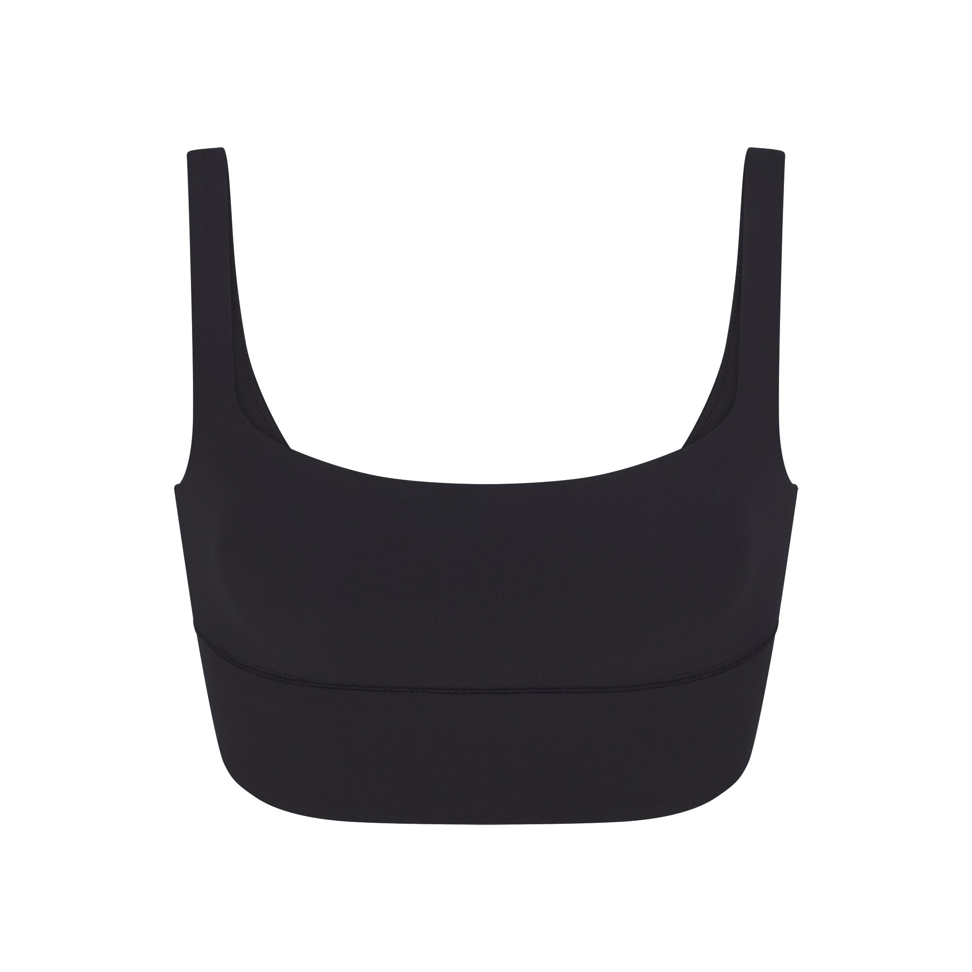 FITS EVERYBODY SQUARE NECK LONGLINE BRALETTE | ONYX - Image 5