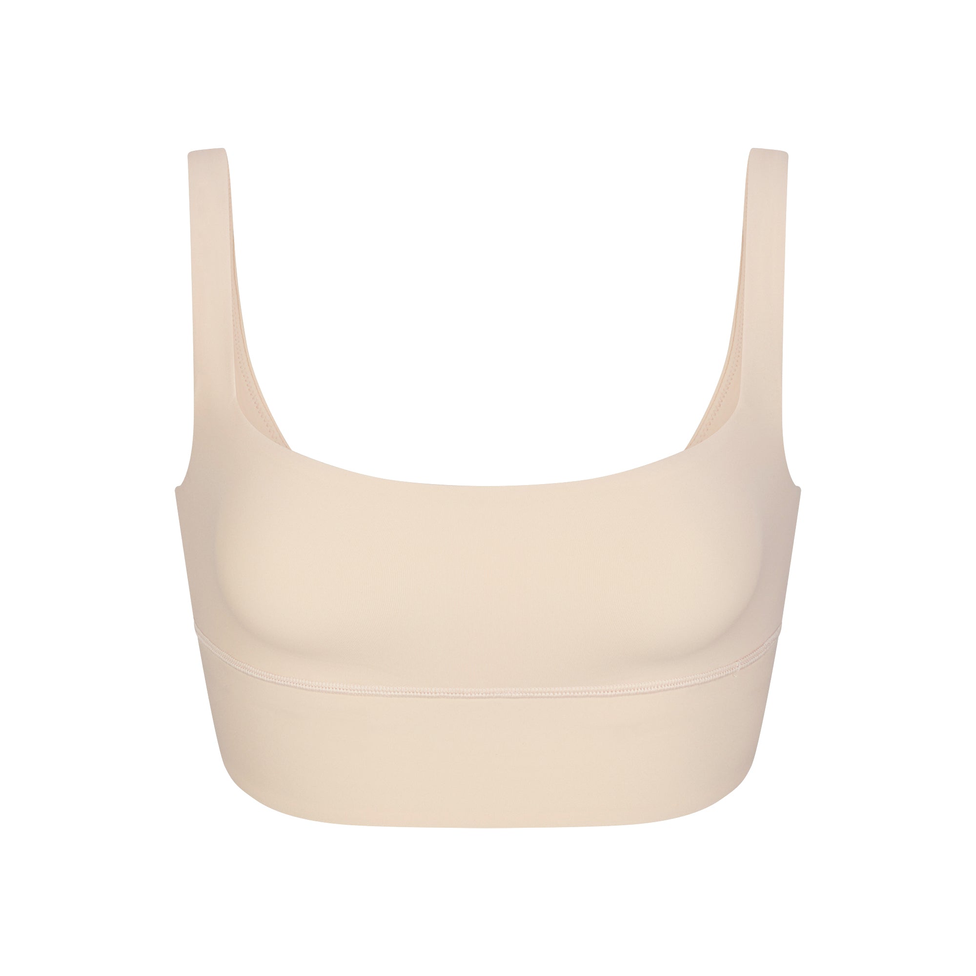 FITS EVERYBODY SQUARE NECK LONGLINE BRALETTE | SAND - Image 5