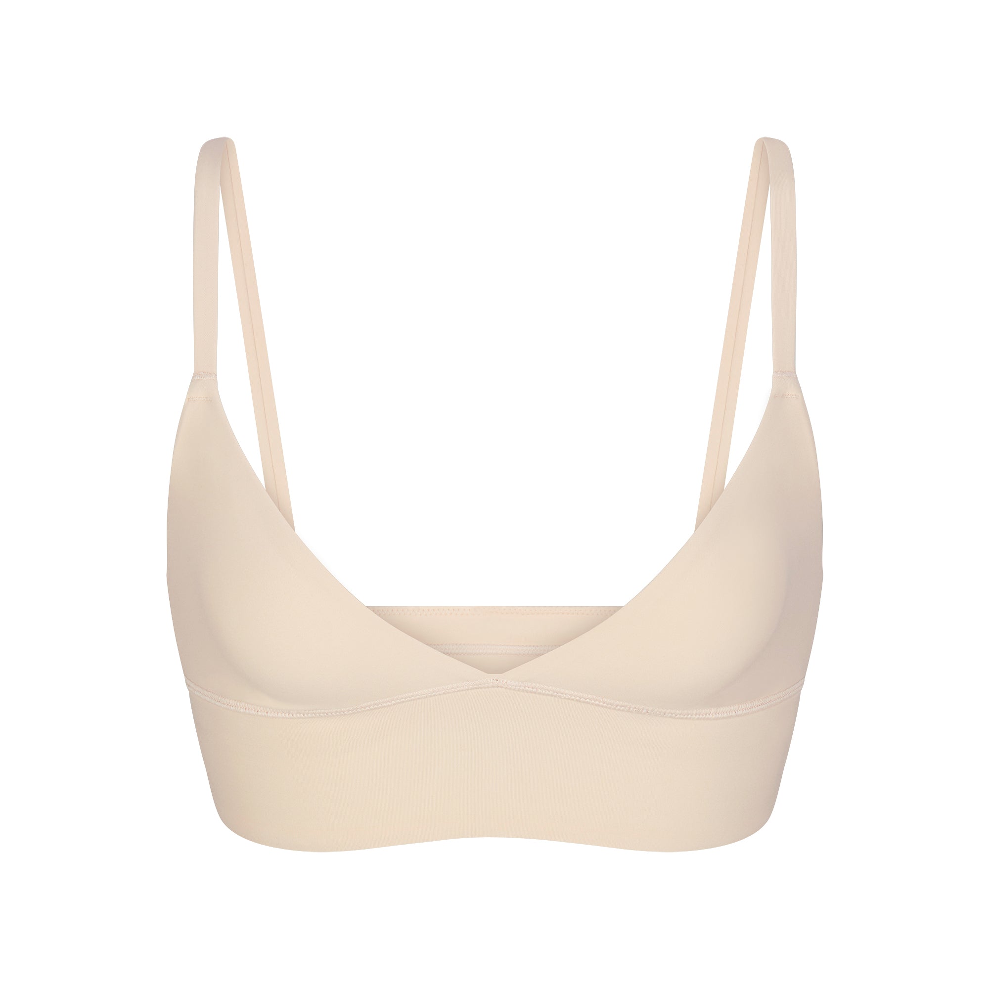 FITS EVERYBODY TRIANGLE LONGLINE BRALETTE | SAND - Image 5