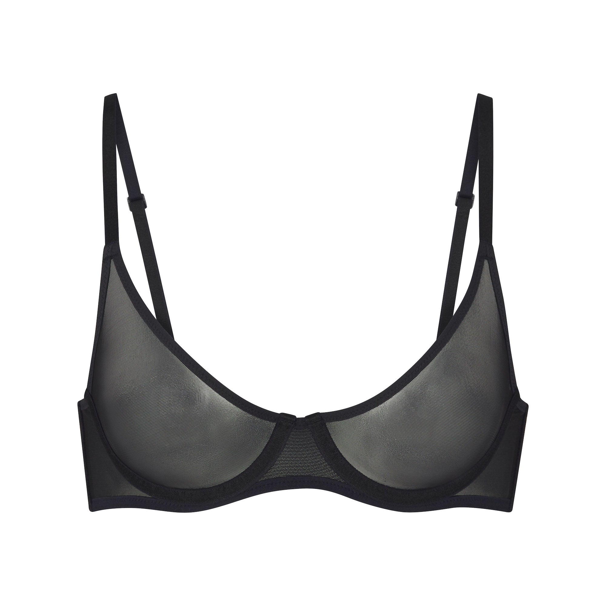 ULTRA FINE MESH SCOOP BRA | ONYX - Image 5