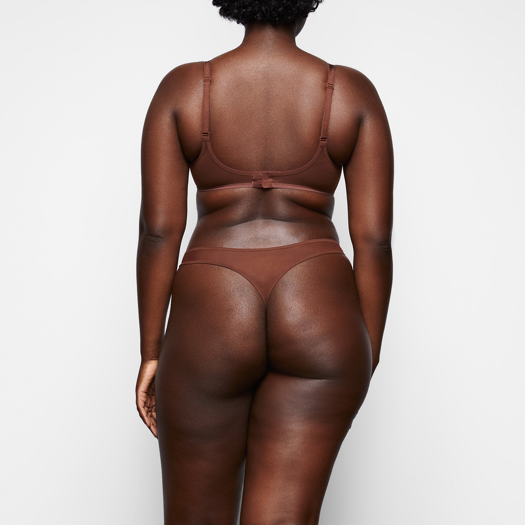 ULTRA FINE MESH SCOOP BRA | MAHOGANY - Image 3