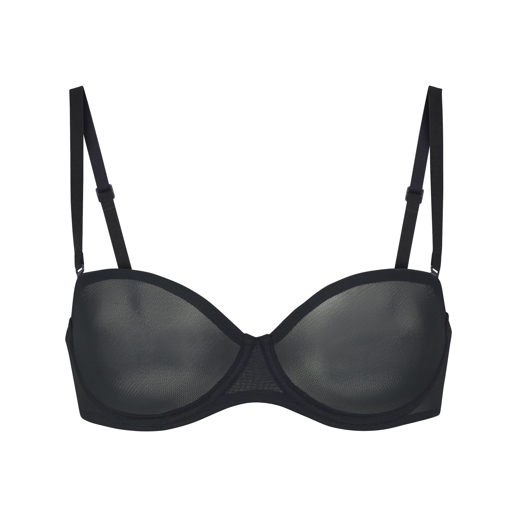 ULTRA FINE MESH STRAPLESS BRA | ONYX - Image 6