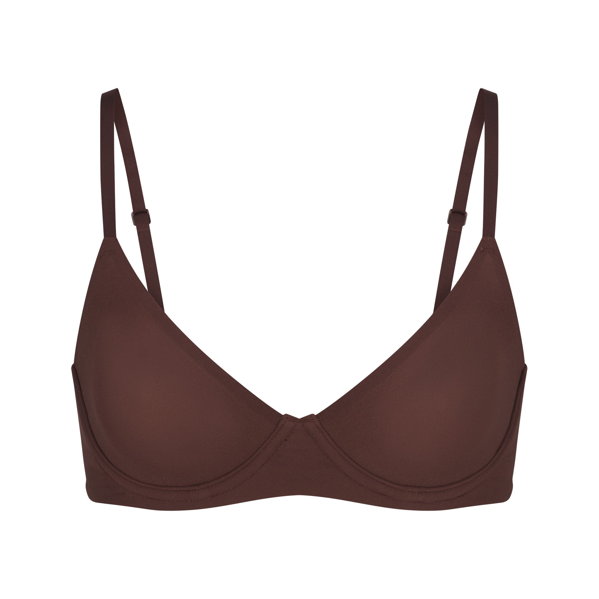 FITS EVERYBODY UNLINED DEMI BRA | COCOA - Image 5