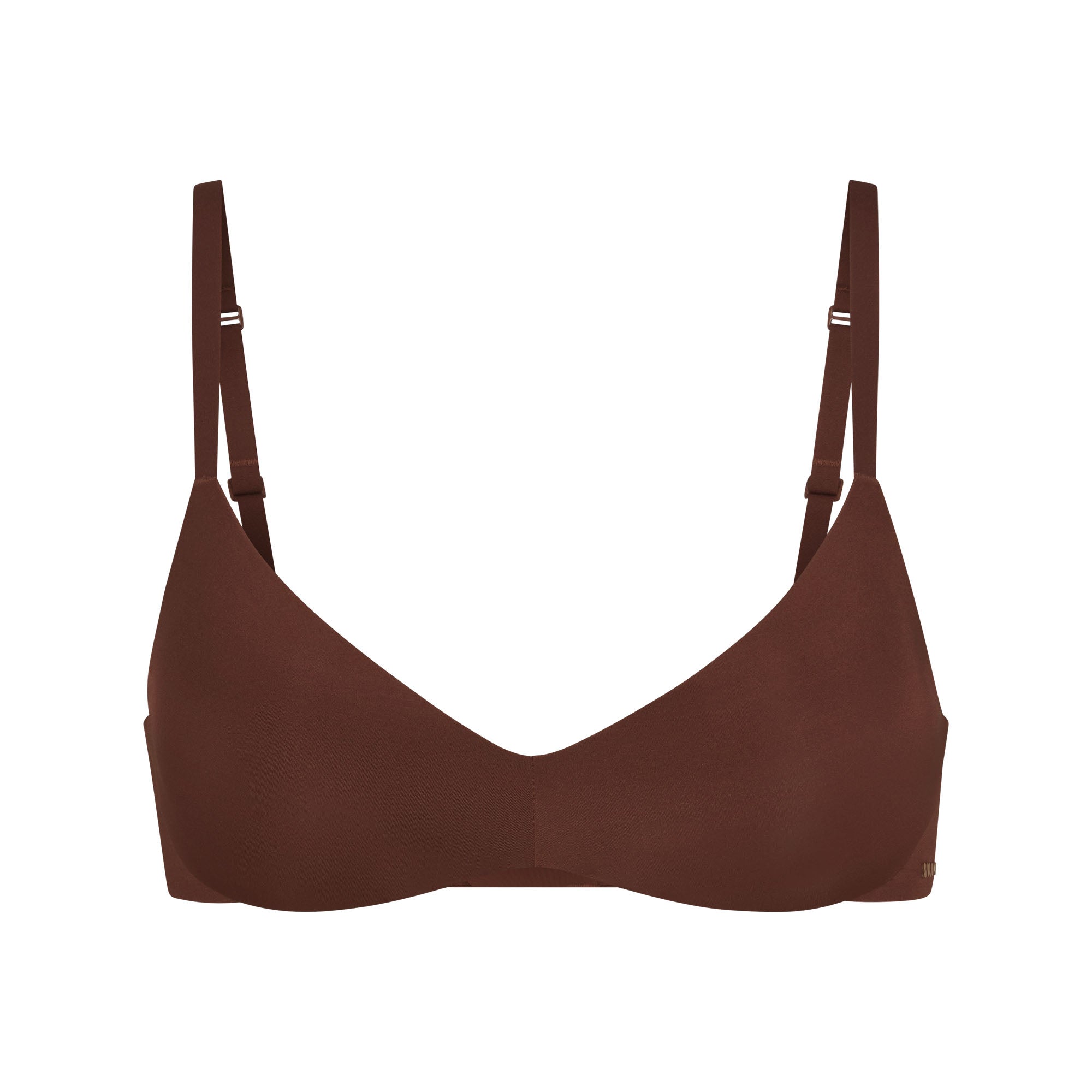WIRELESS FORM PUSH-UP PLUNGE BRA | COCOA - Image 5