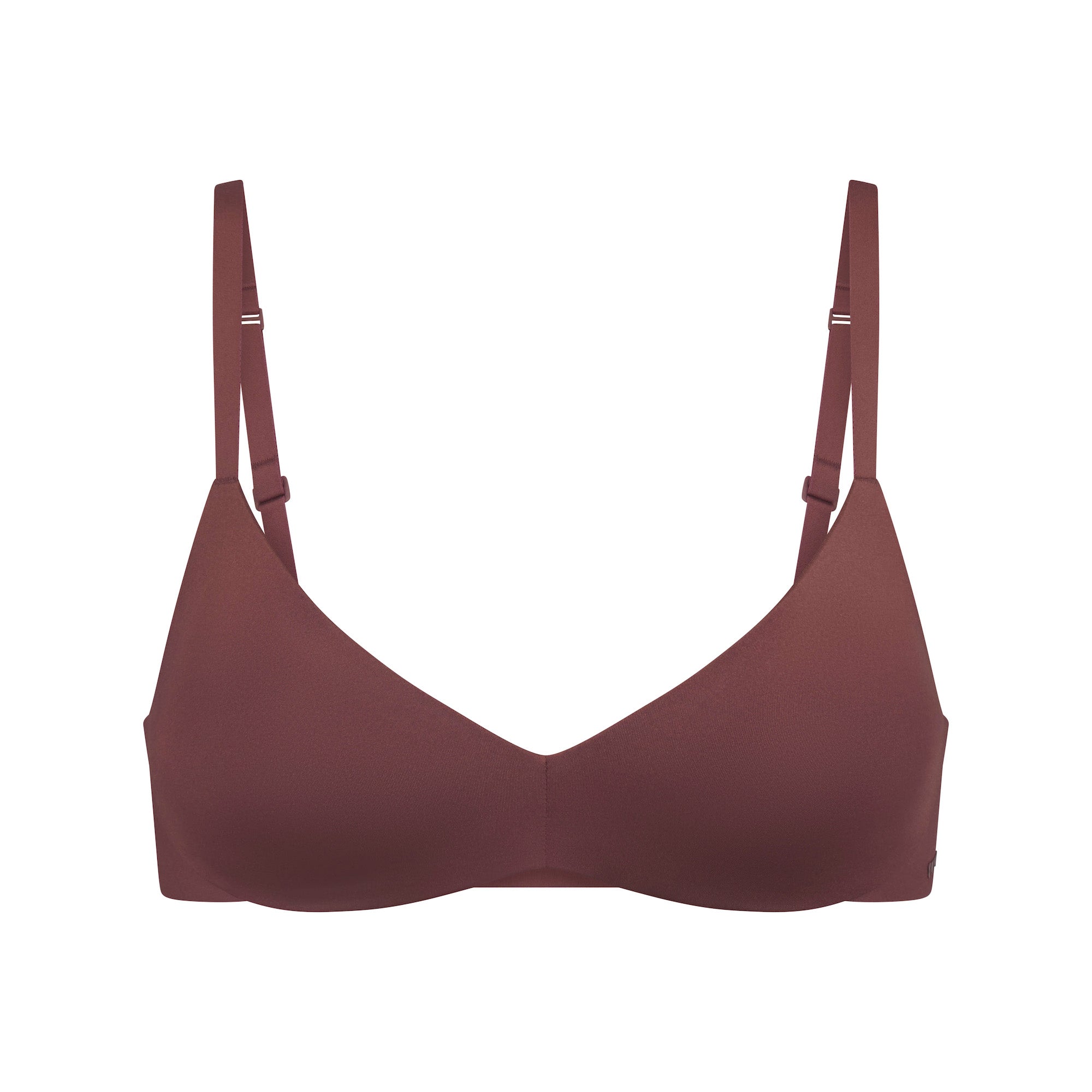 WIRELESS FORM PUSH-UP PLUNGE BRA | GARNET - Image 5