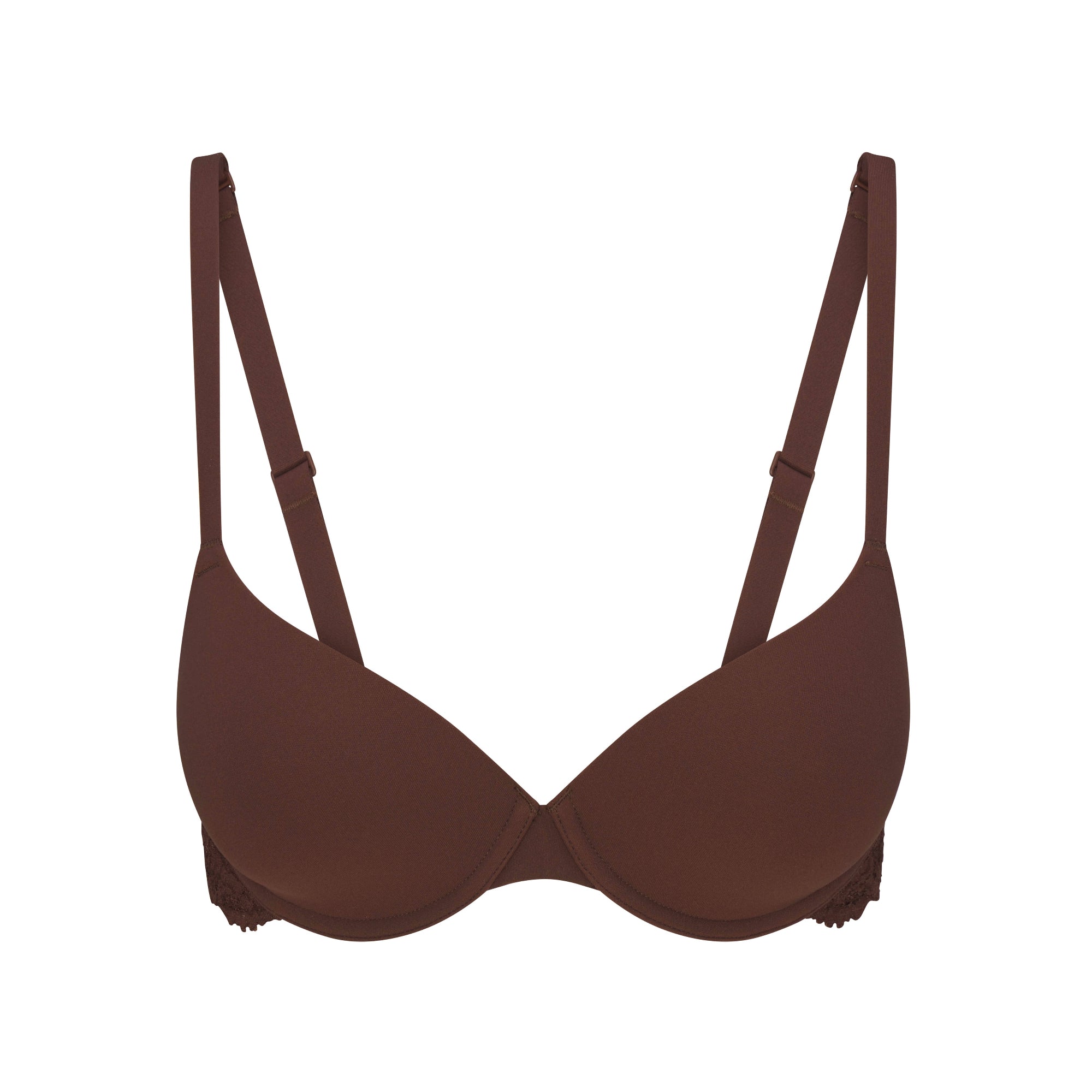 FITS EVERYBODY LACE WING T-SHIRT BRA | COCOA - Image 7