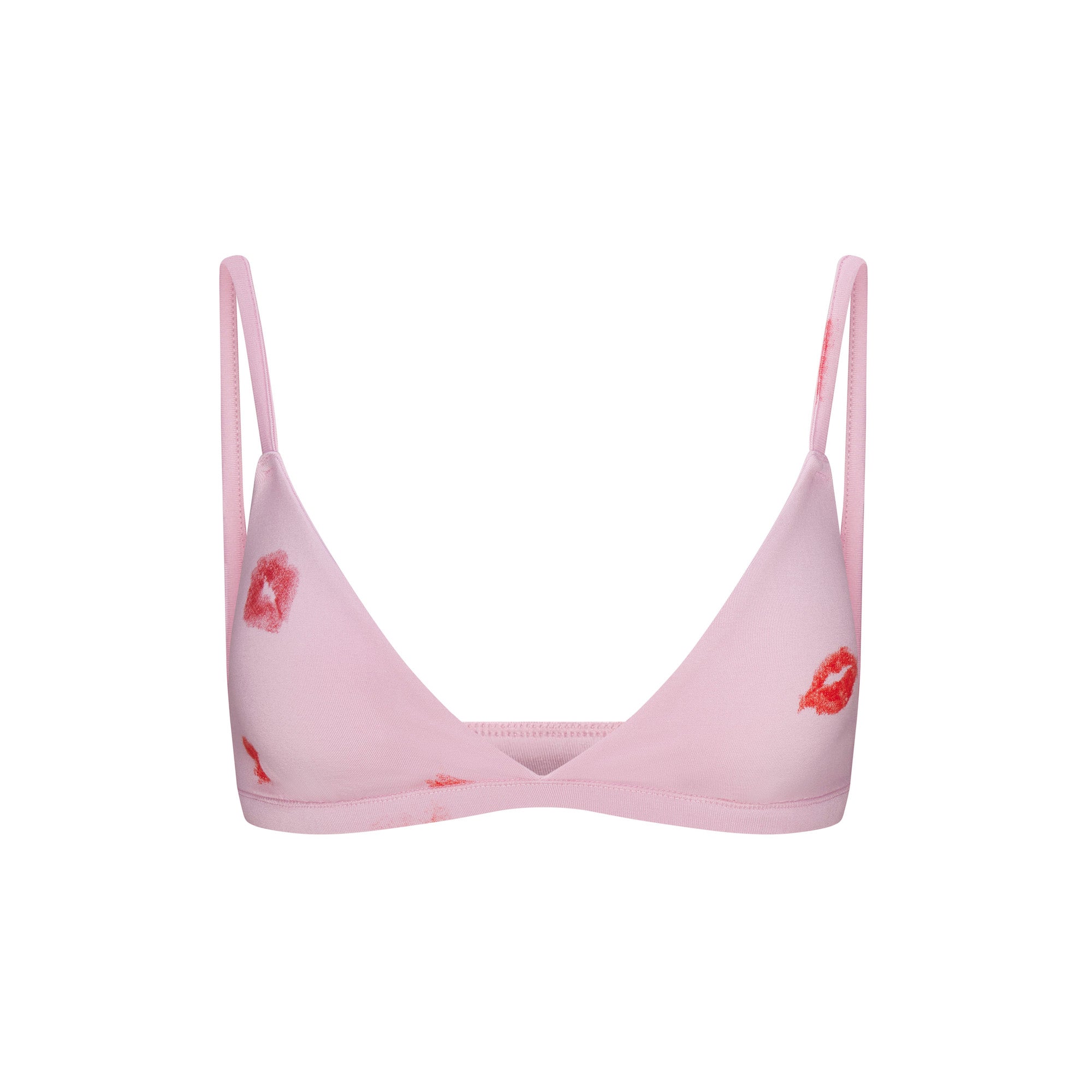 SKIMS SLEEP TRIANGLE BRALETTE | CHERRY BLOSSOM LIPSTICK - Image 5