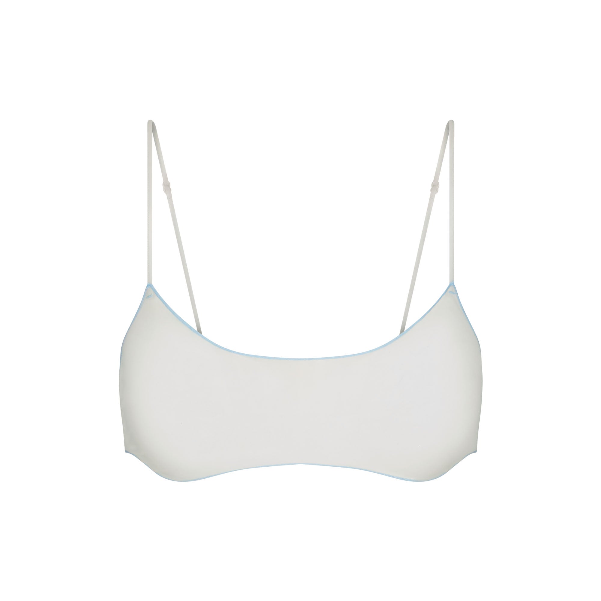 TULLE SCOOP BRALETTE | PLATINUM CONTRAST - Image 5