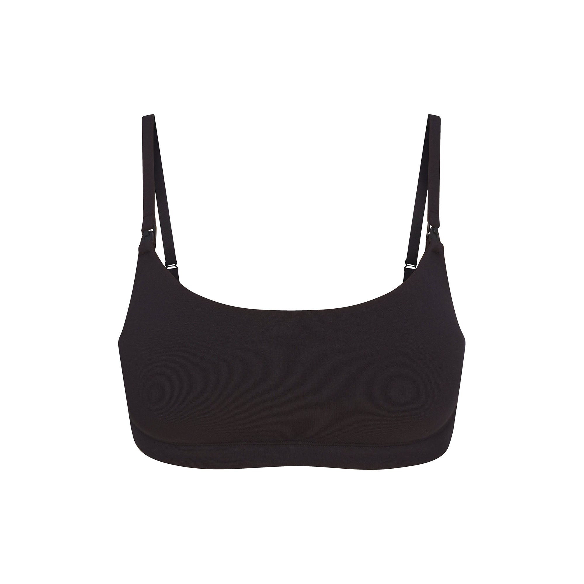 COTTON JERSEY MATERNITY NURSING SCOOP BRALETTE | SOOT - Image 5