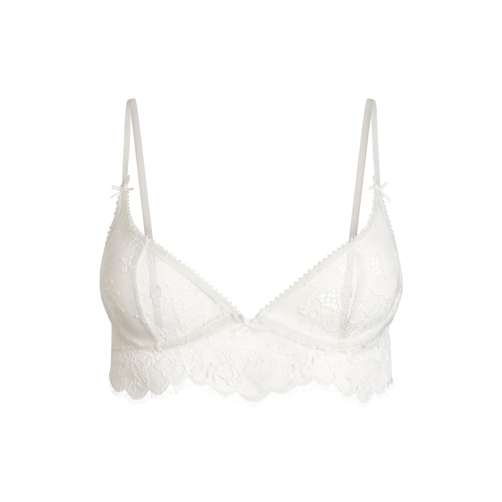 ULTRA FINE LACE SCOOP BRA | MARBLE - Image 6