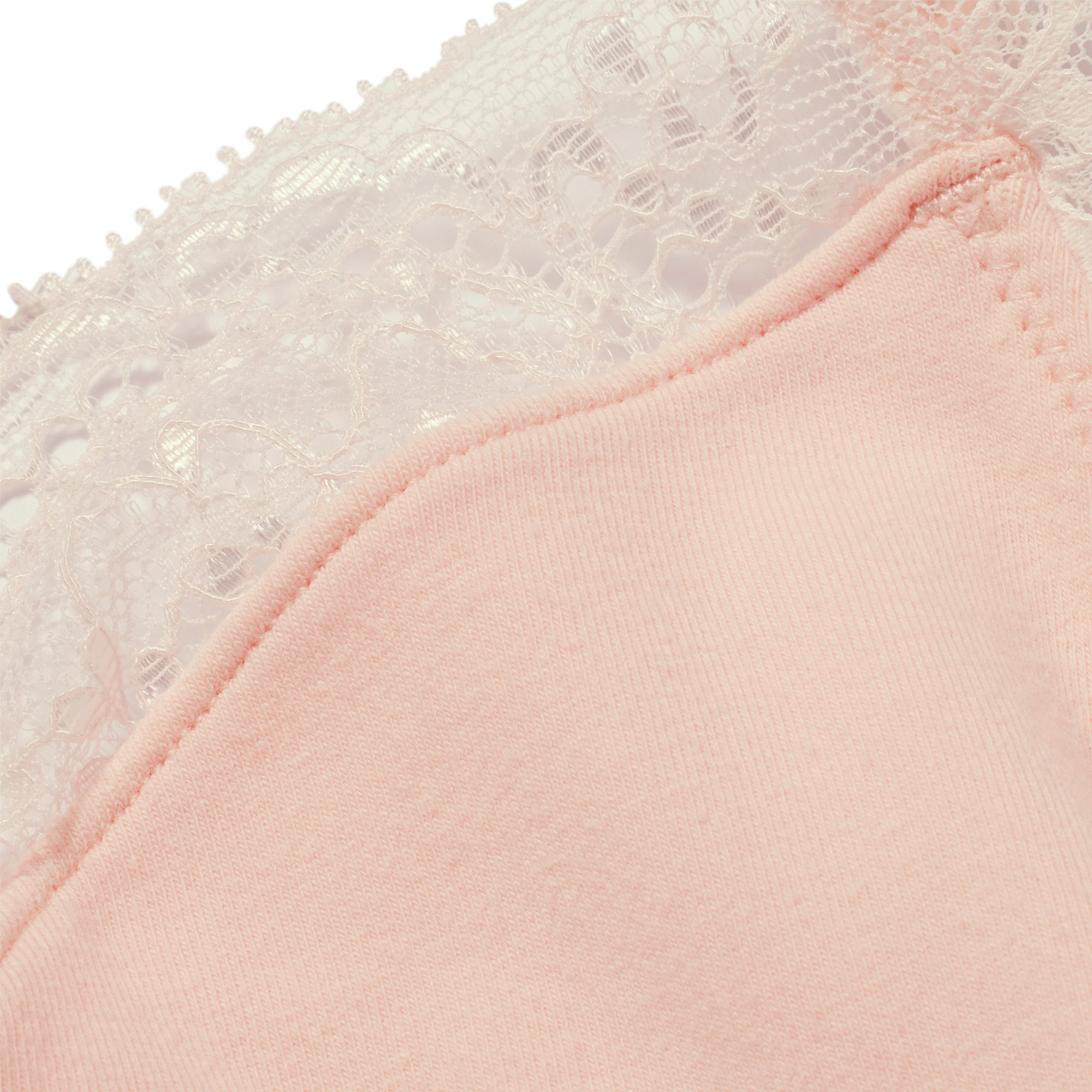 COTTON JERSEY LACE TRIANGLE BRALETTE | PRIMROSE - Image 5