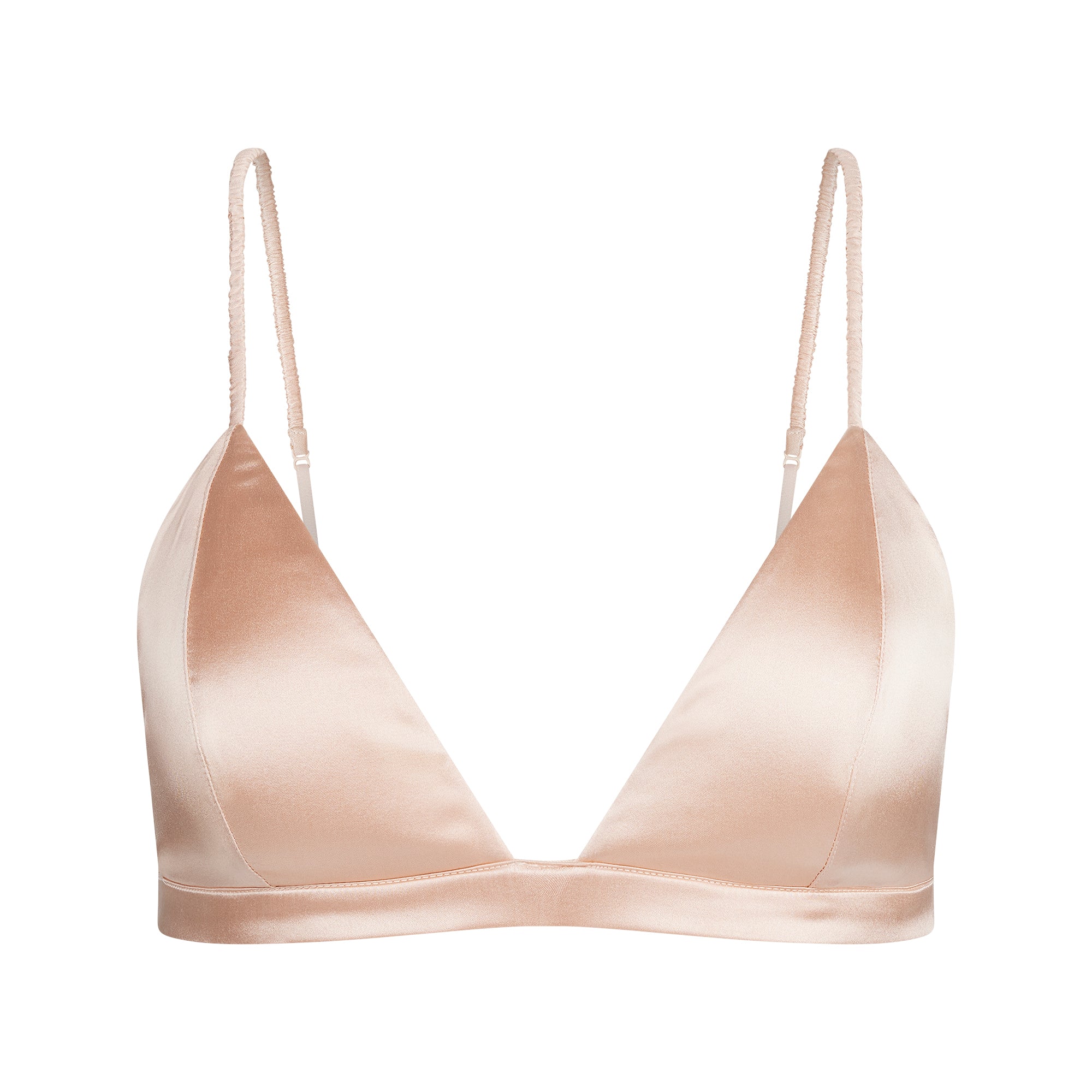 SILK LIGHTLY LINED TRIANGLE BRALETTE | VILLA - Image 6