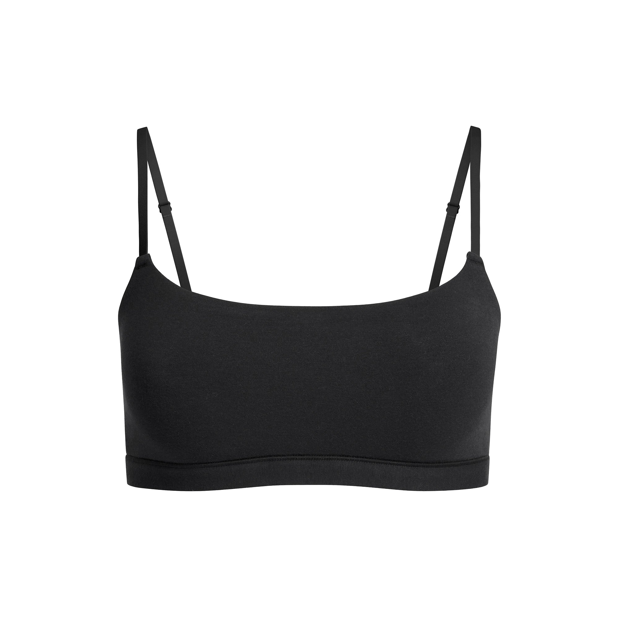 COTTON JERSEY SCOOP BRALETTE | SOOT - Image 6