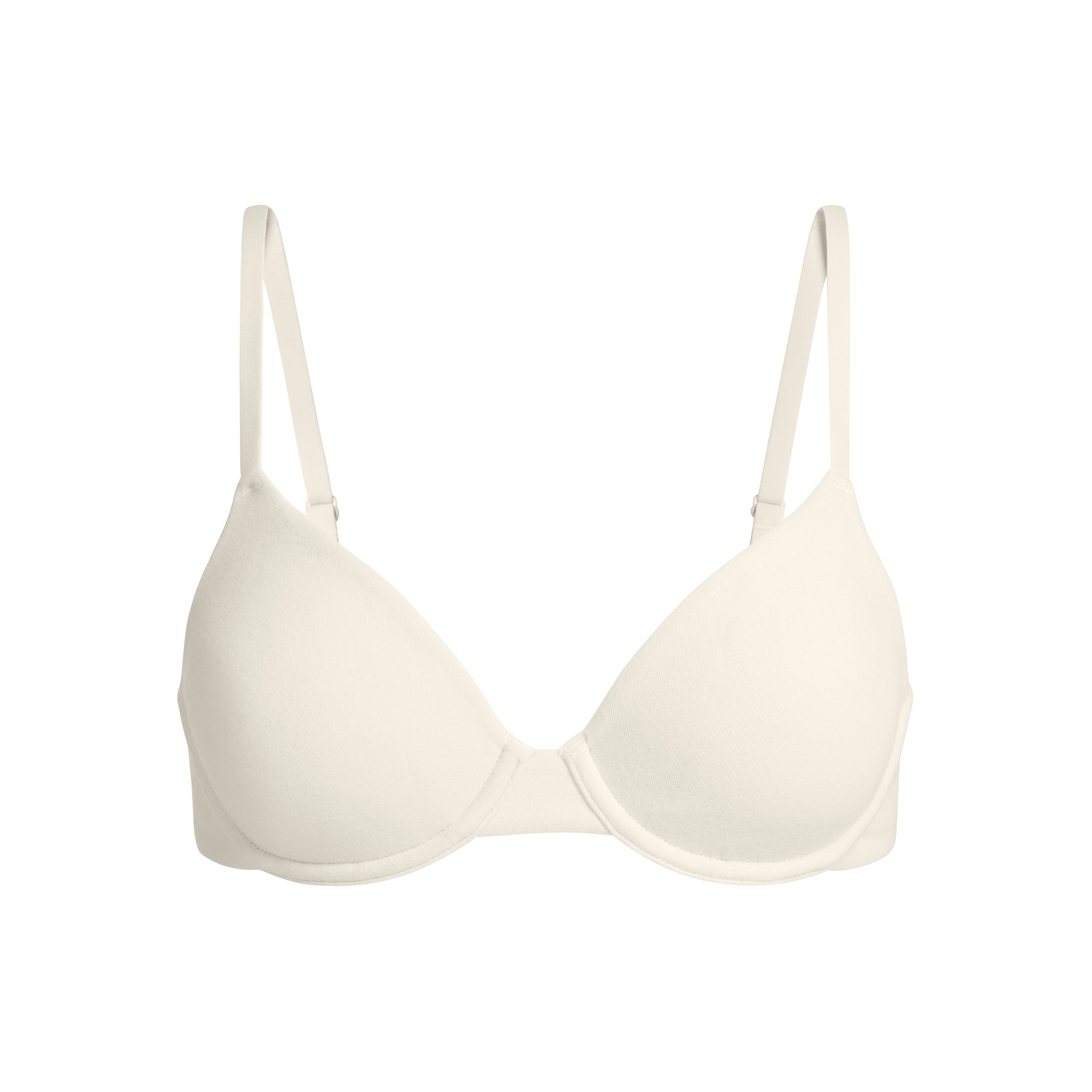 COTTON JERSEY T-SHIRT BRA | BONE - Image 5