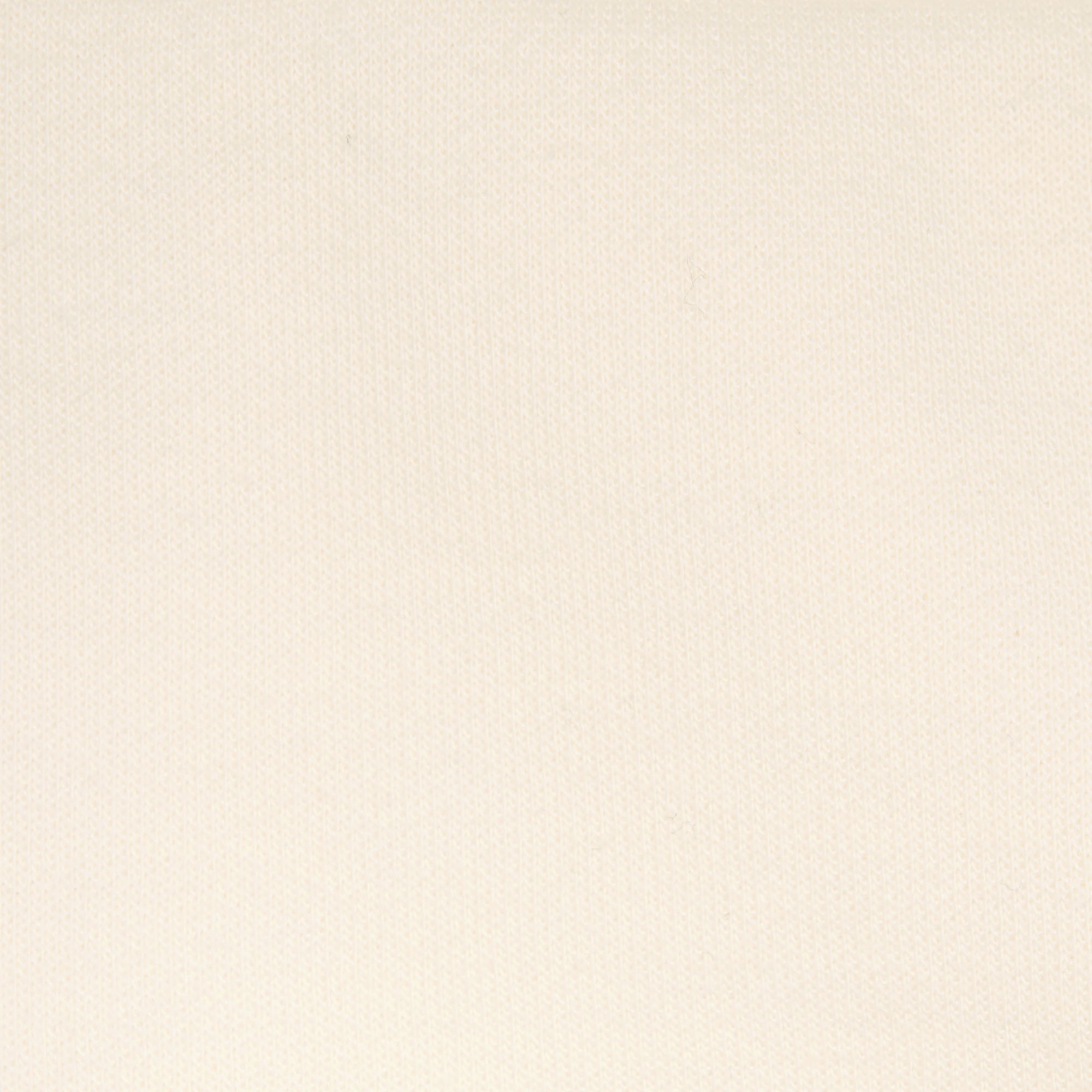 COTTON FLEECE WAFFLE LINED SHRUNKEN ZIP UP HOODIE | ECRU - Image 5