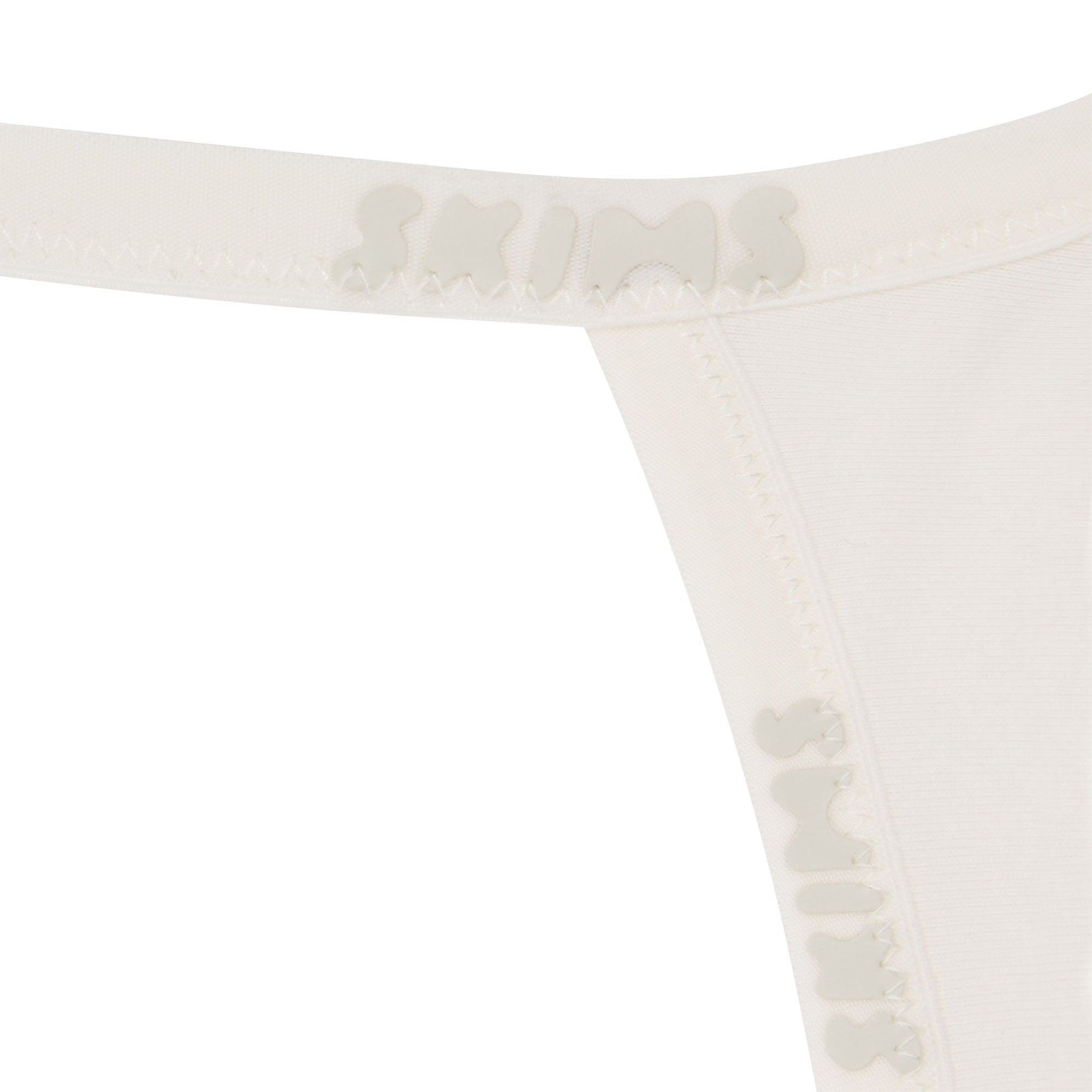 COTTON LOGO STRING THONG | MARBLE - Image 4