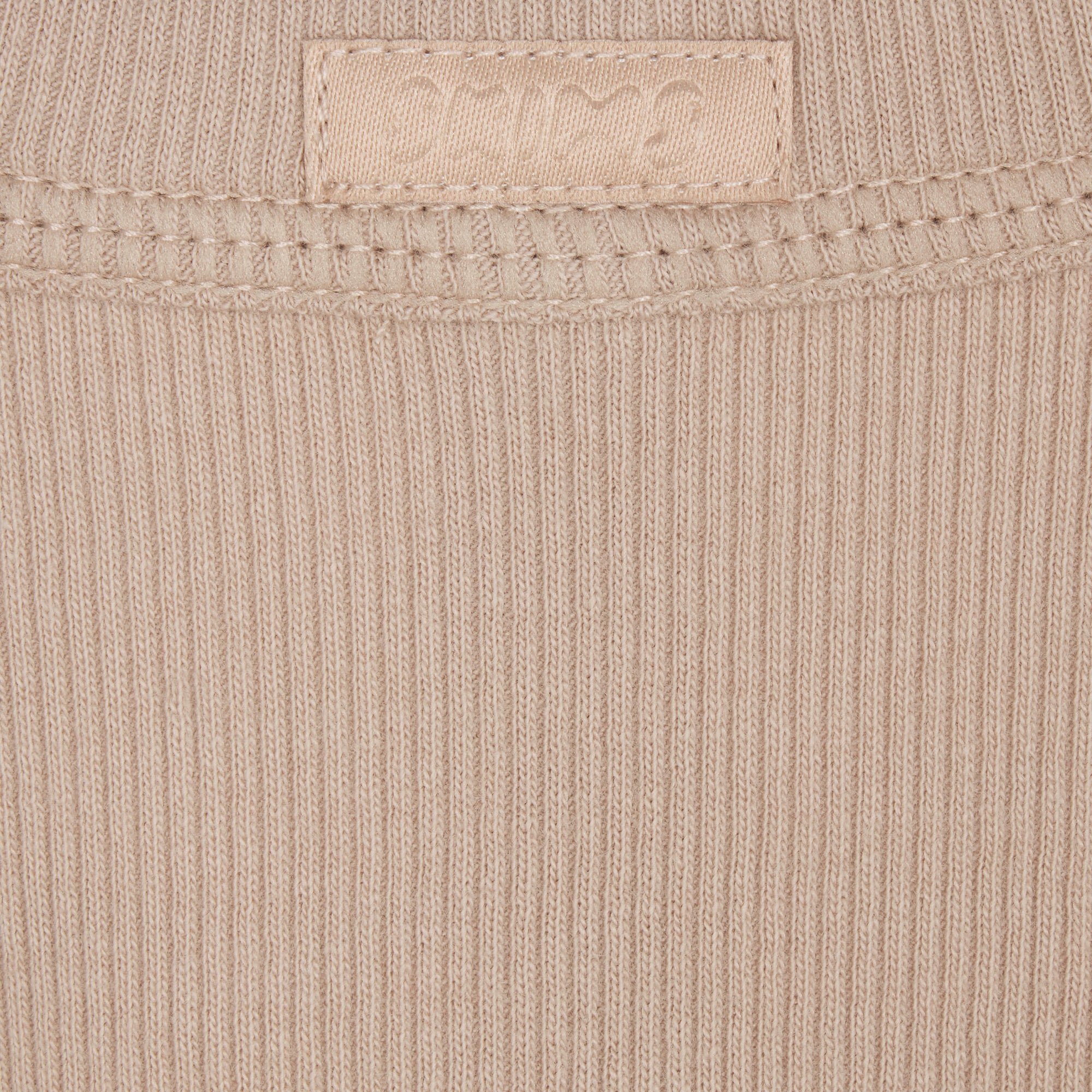 COTTON RIB SCOOP NECK TANK | LATTE - Image 4