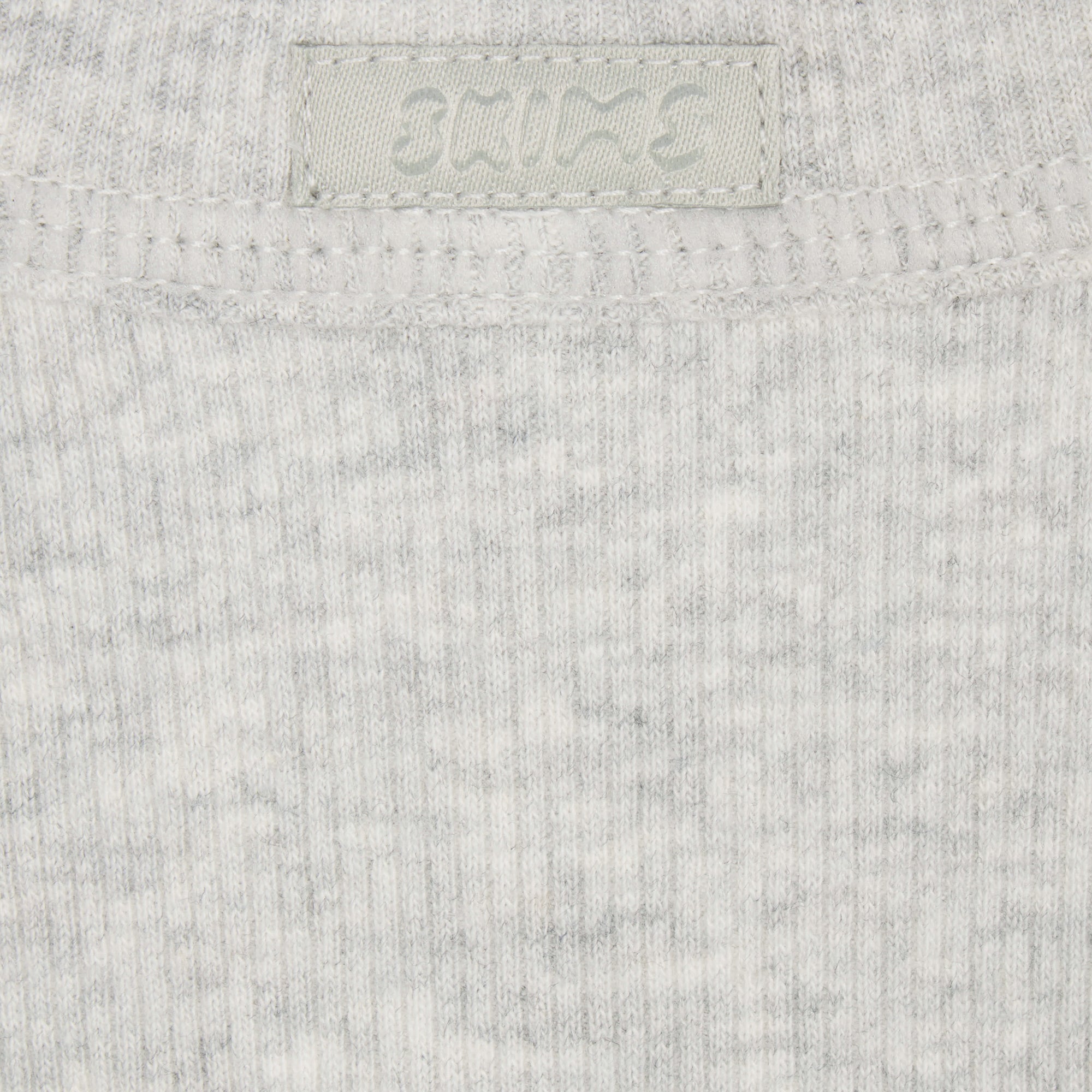 COTTON RIB TANK BODYSUIT | LIGHT HEATHER GREY - Image 5