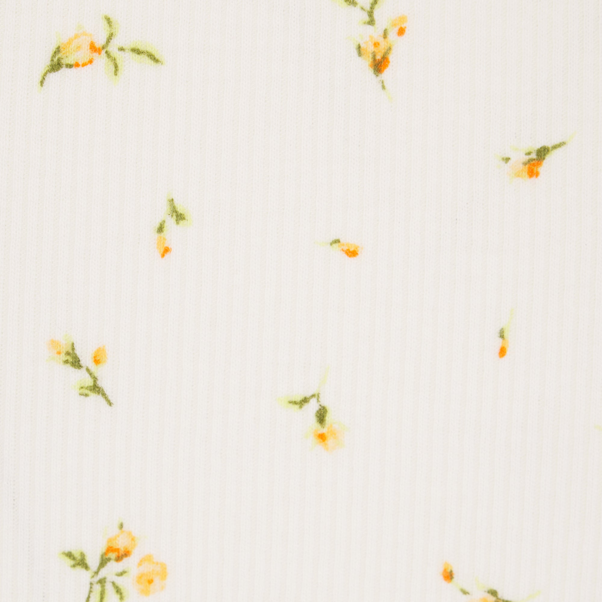 COTTON RIB CAMI | MARIGOLD ROSEBUD PRINT - Image 4