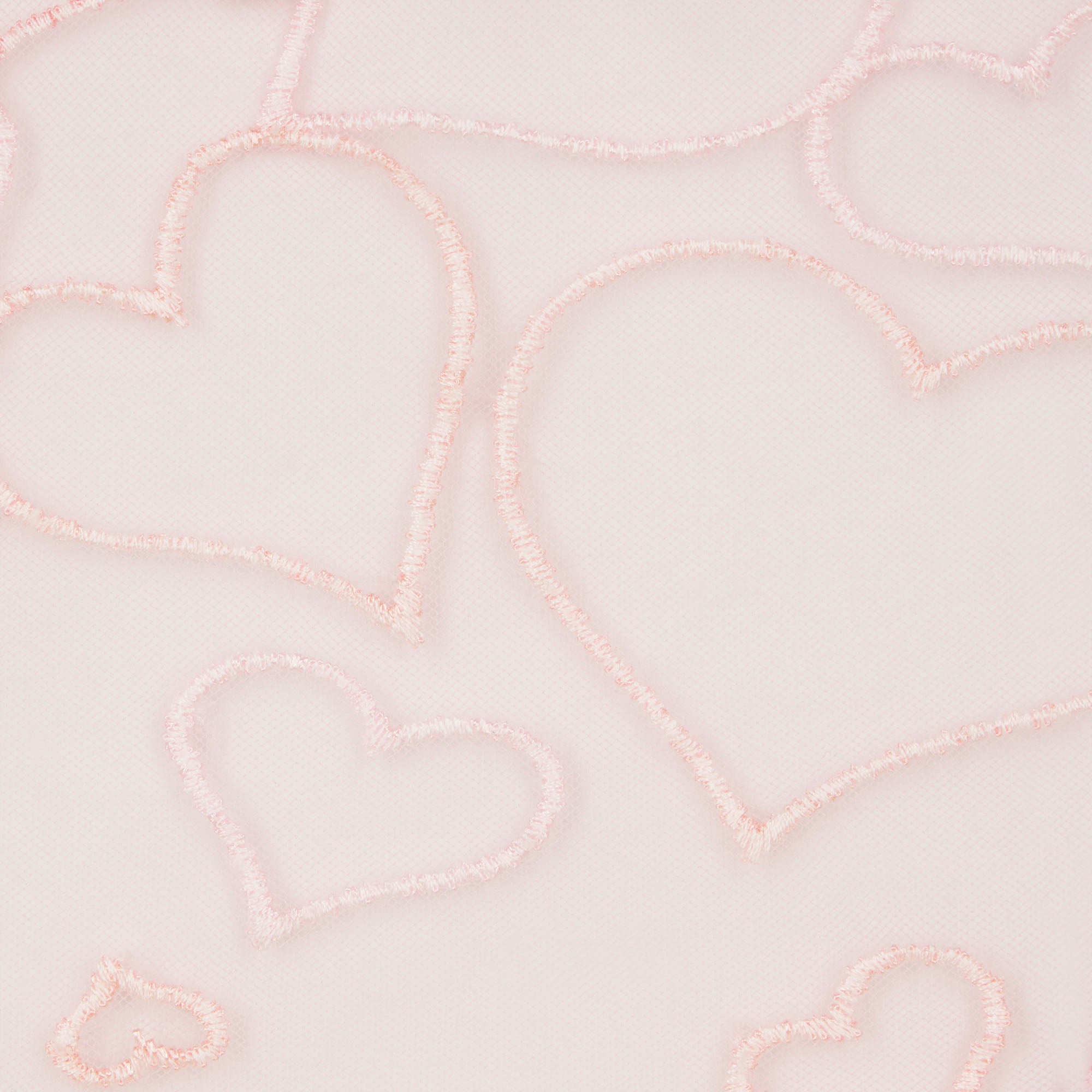 EMBROIDERED TULLE UNLINED DEMI BRA | BUBBLE GUM - Image 5