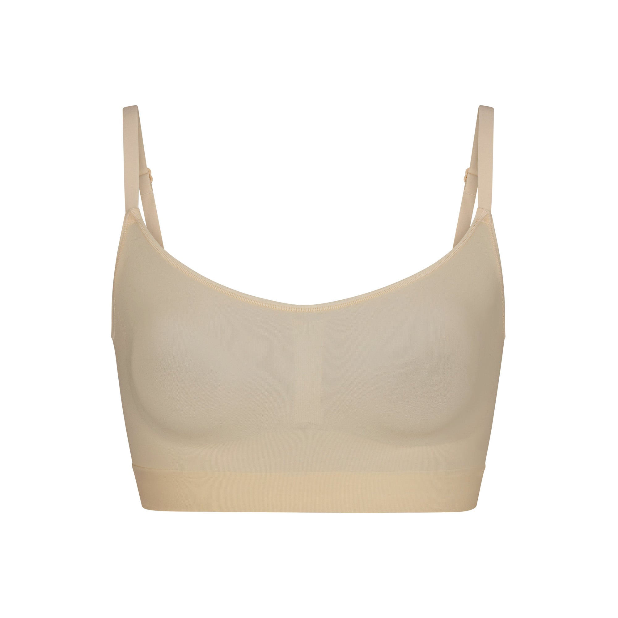 SHEER SEAMLESS BRALETTE | SAND - Image 5