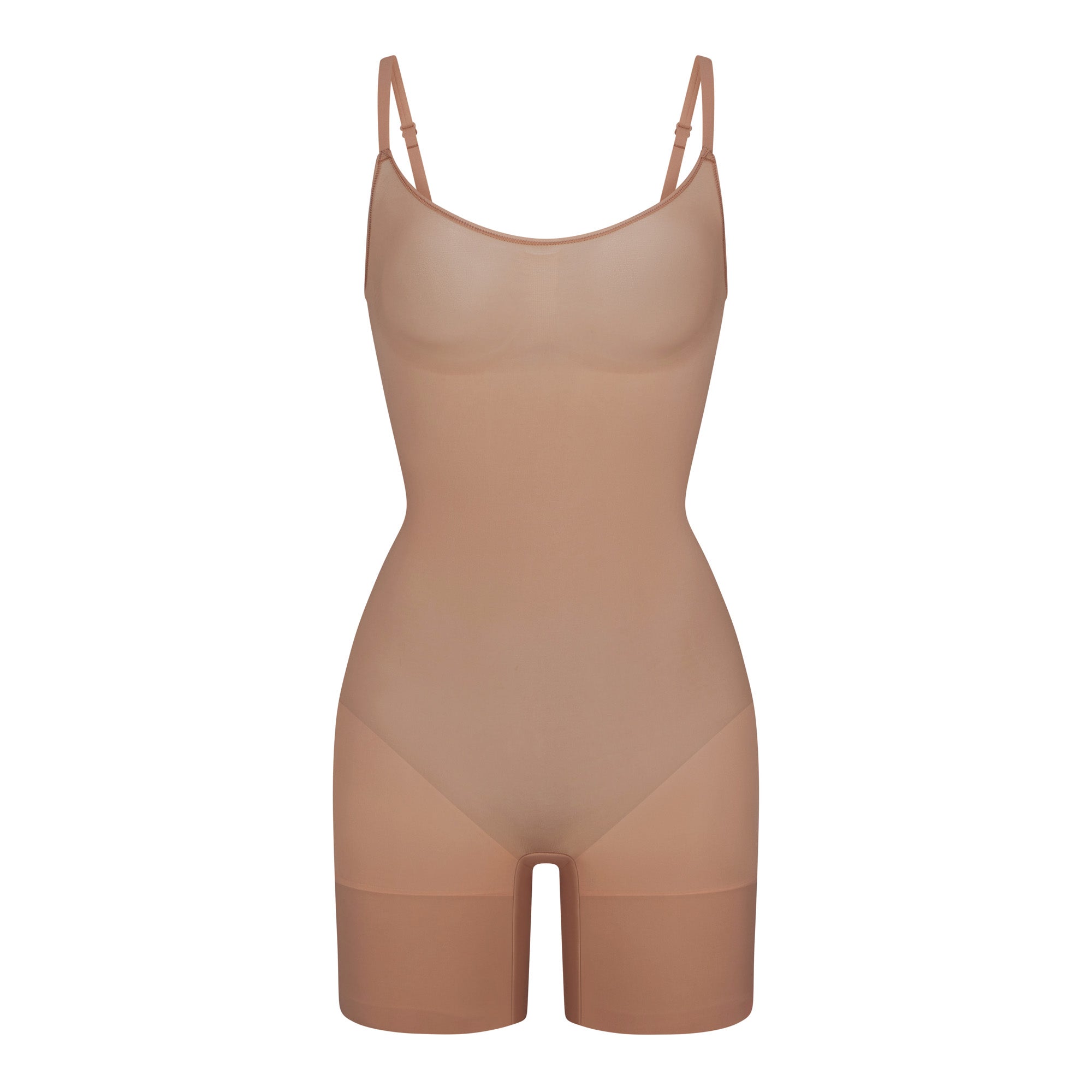 SHEER SEAMLESS MID THIGH BODYSUIT | SIENNA - Image 5
