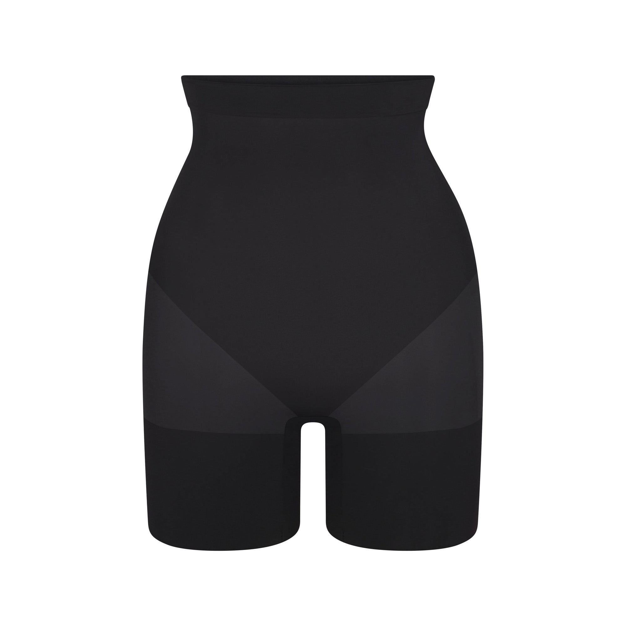 SHEER SEAMLESS HIGH-WAISTED MID THIGH SHORT | ONYX - Image 6