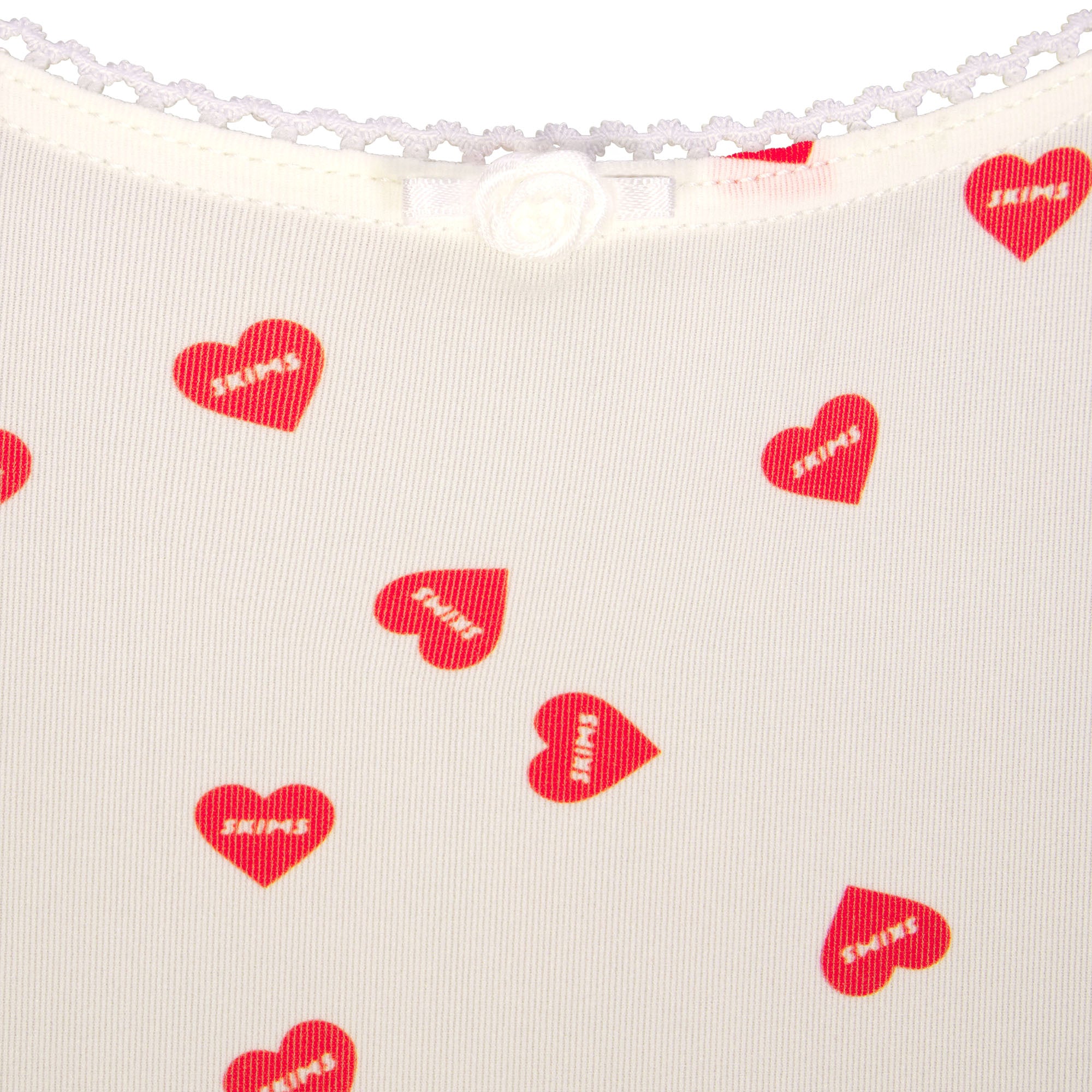 FITS EVERYBODY PICOT SQUARE NECK BODYSUIT | RUBY HEART PRINT - Image 4