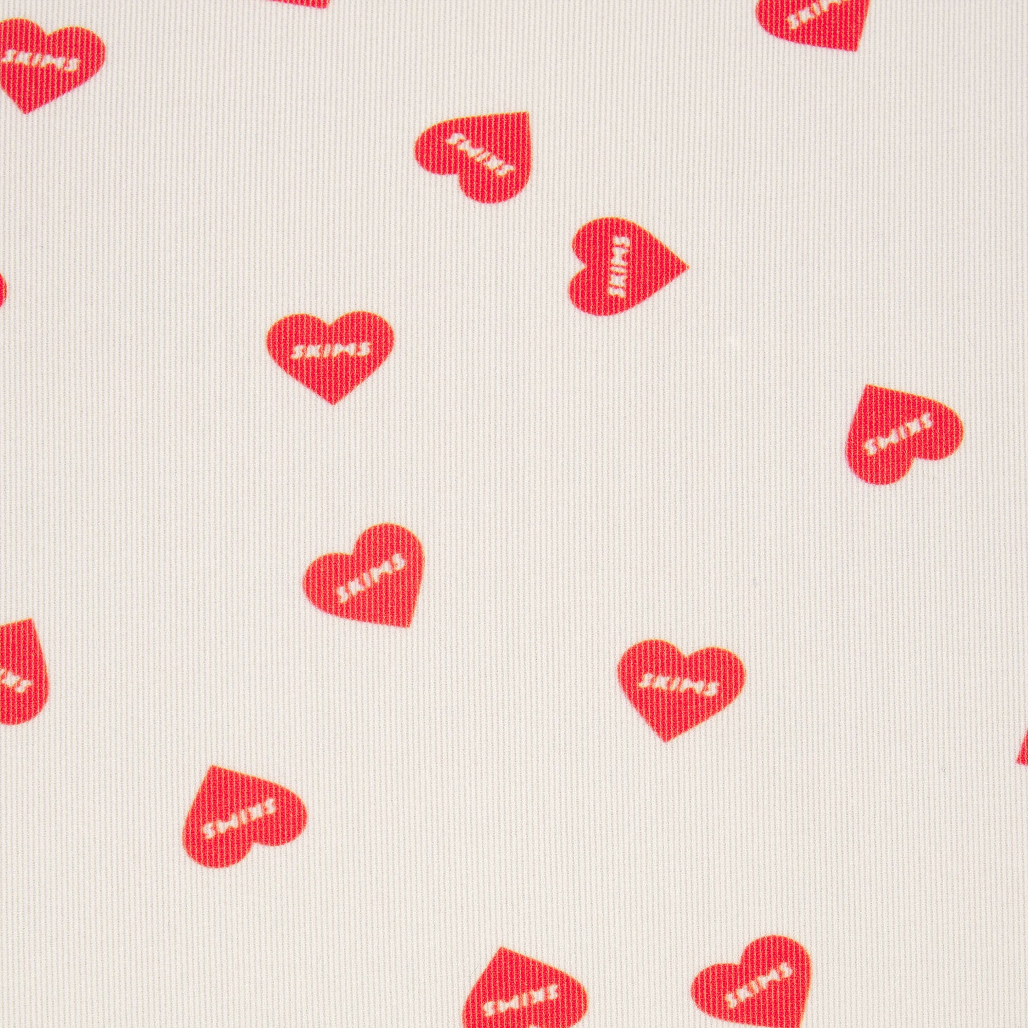 FITS EVERYBODY PICOT OFF THE SHOULDER ONESIE | RUBY HEART PRINT - Image 4