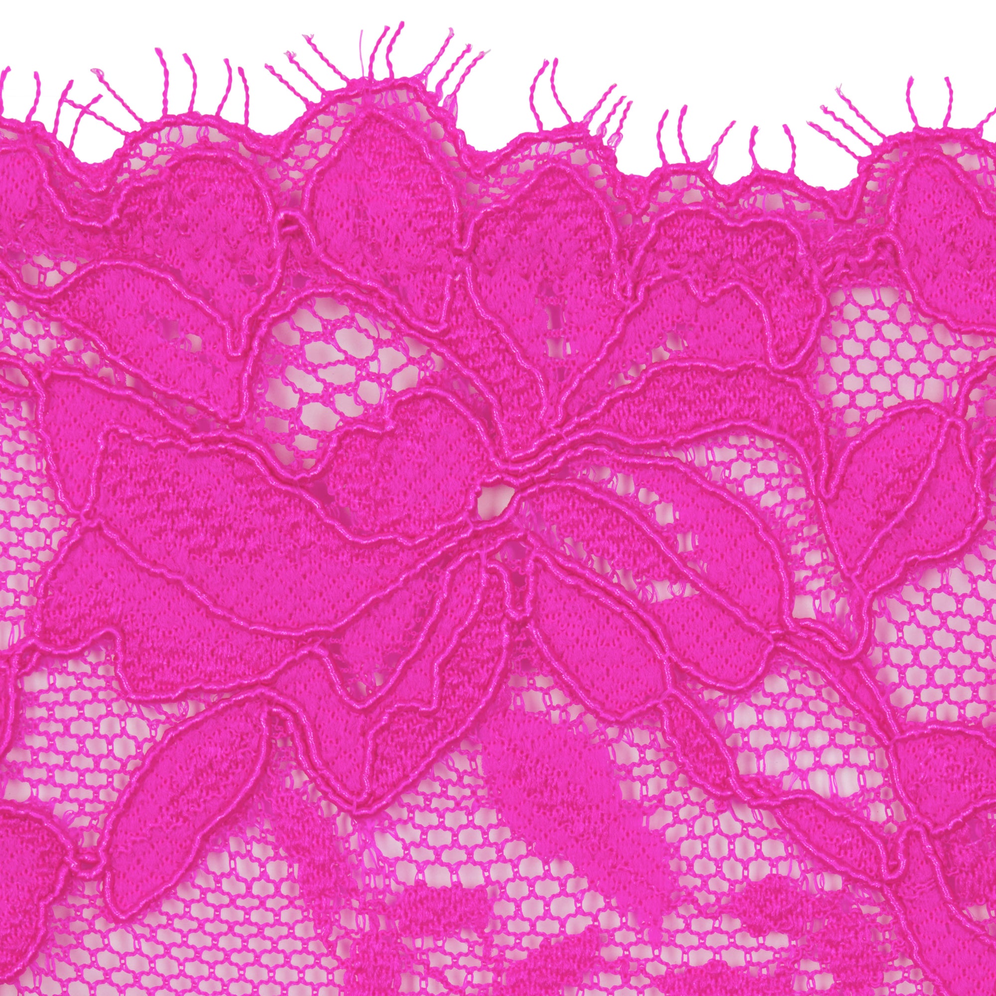 SKIMS LACE LINED DEMI CORSET | FUCHSIA - Image 4