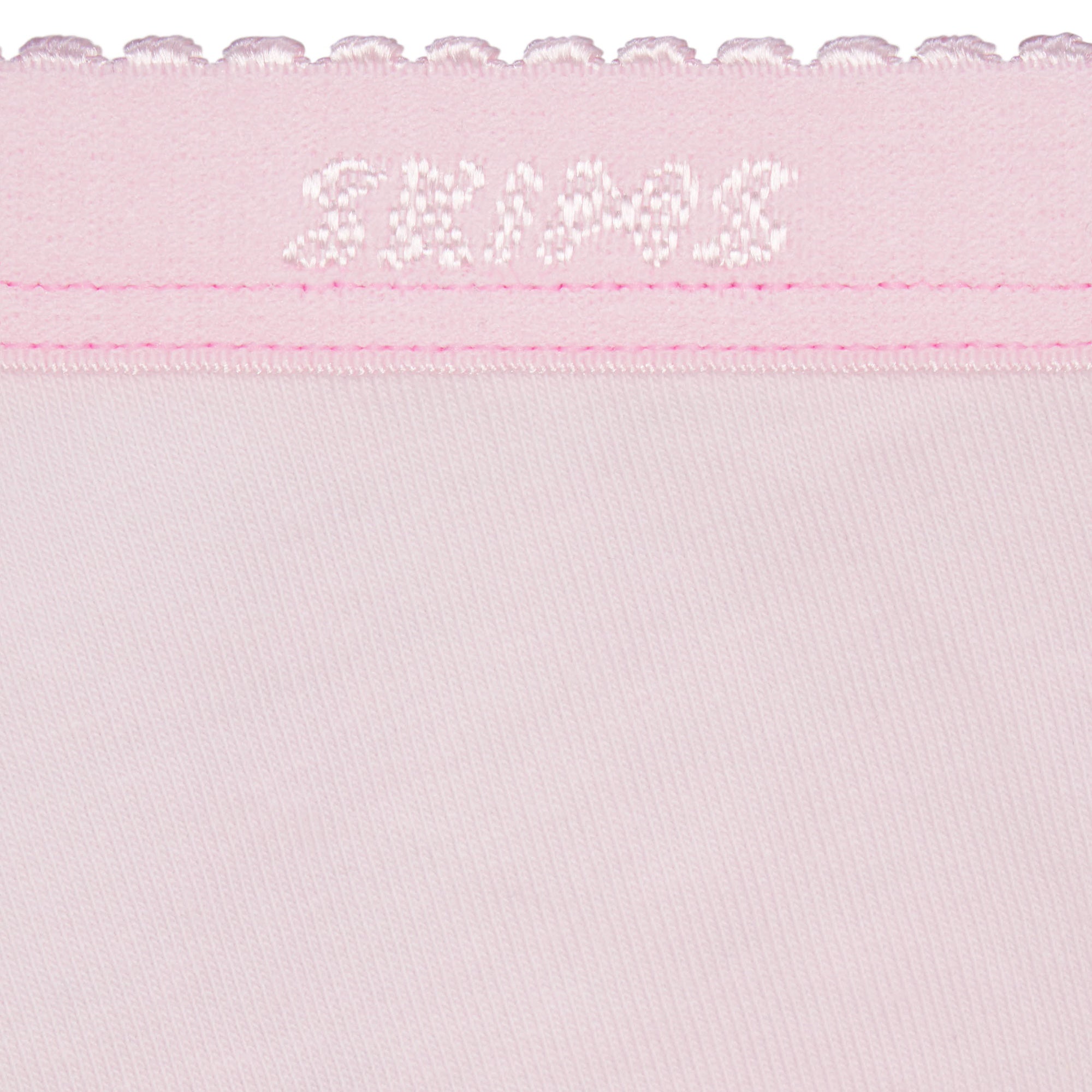 LIGHTWEIGHT COTTON LOGO PICOT THONG | CHERRY BLOSSOM - Image 4