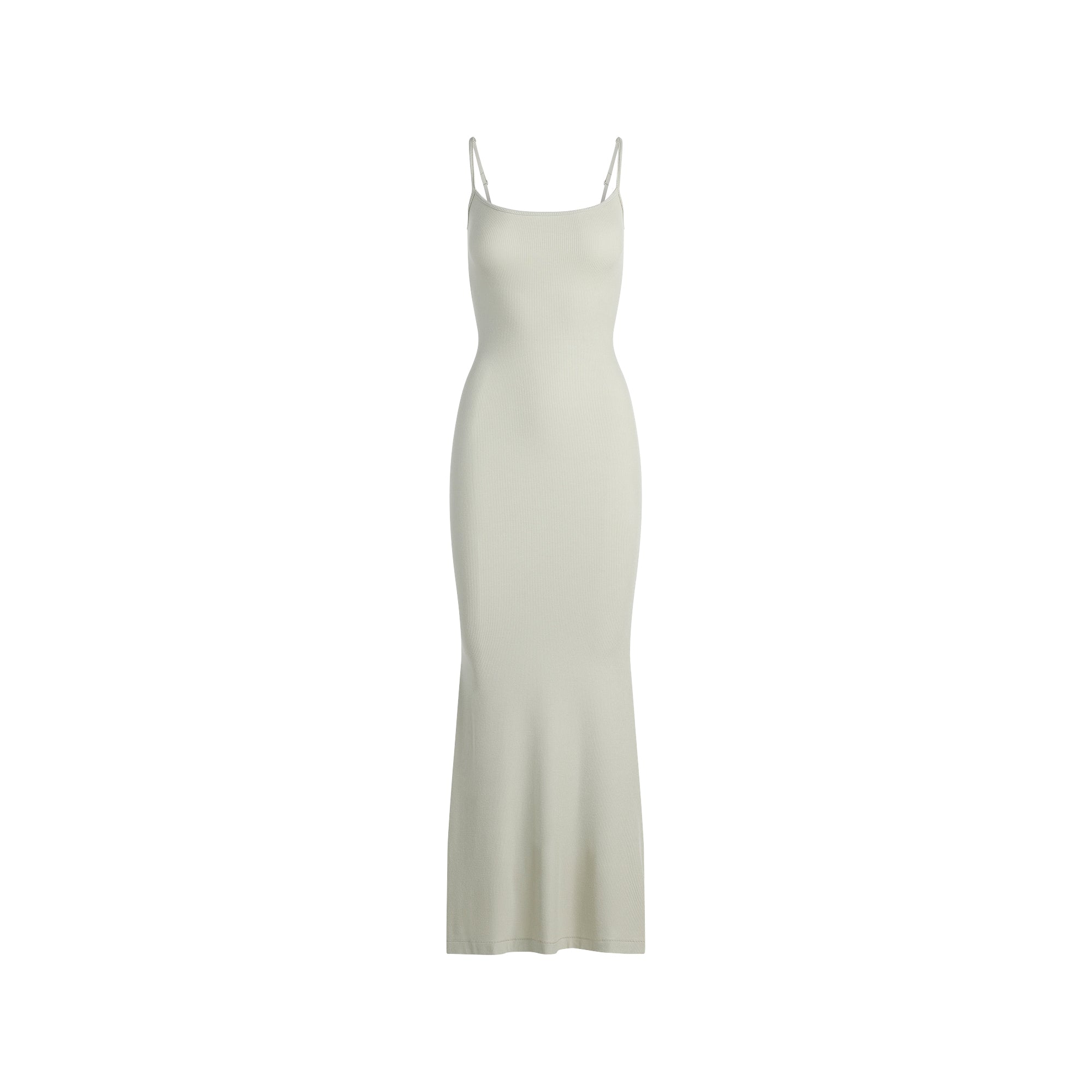 SOFT LOUNGE LONG SLIP DRESS | TALC - Image 5