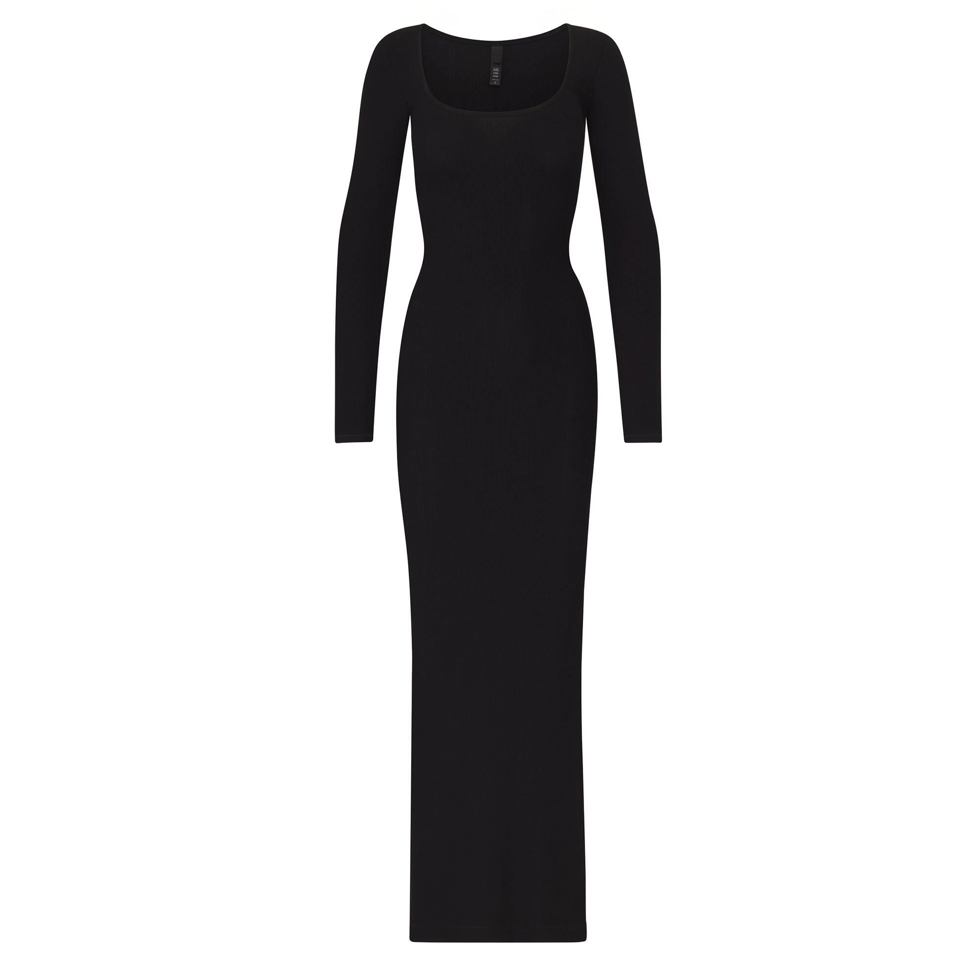 SOFT LOUNGE LONG SLEEVE DRESS | ONYX - Image 6