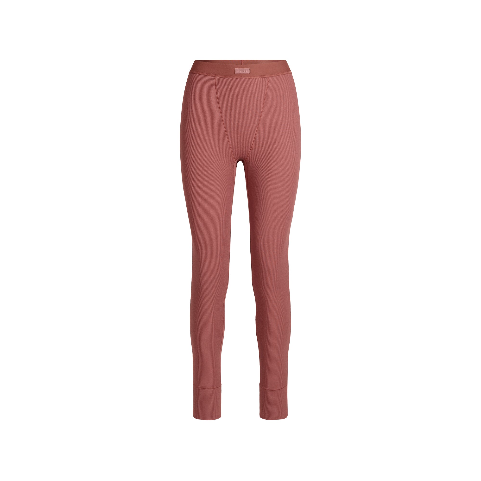 COTTON RIB LEGGING | REDWOOD - Image 4