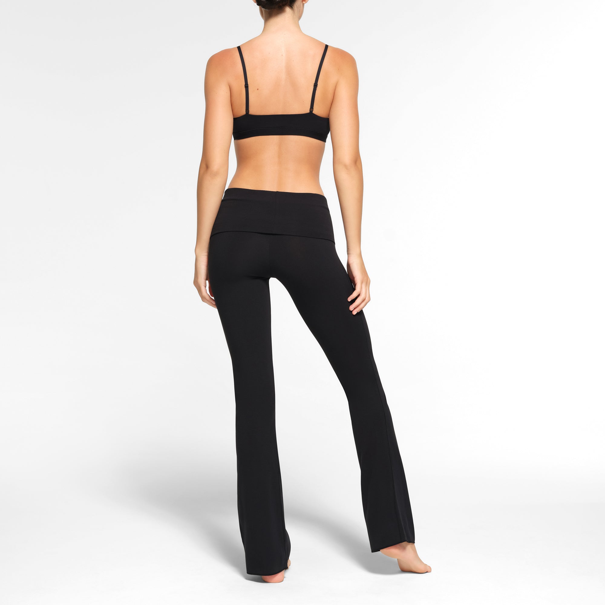 COTTON JERSEY FOLDOVER PANT | SOOT - Image 3