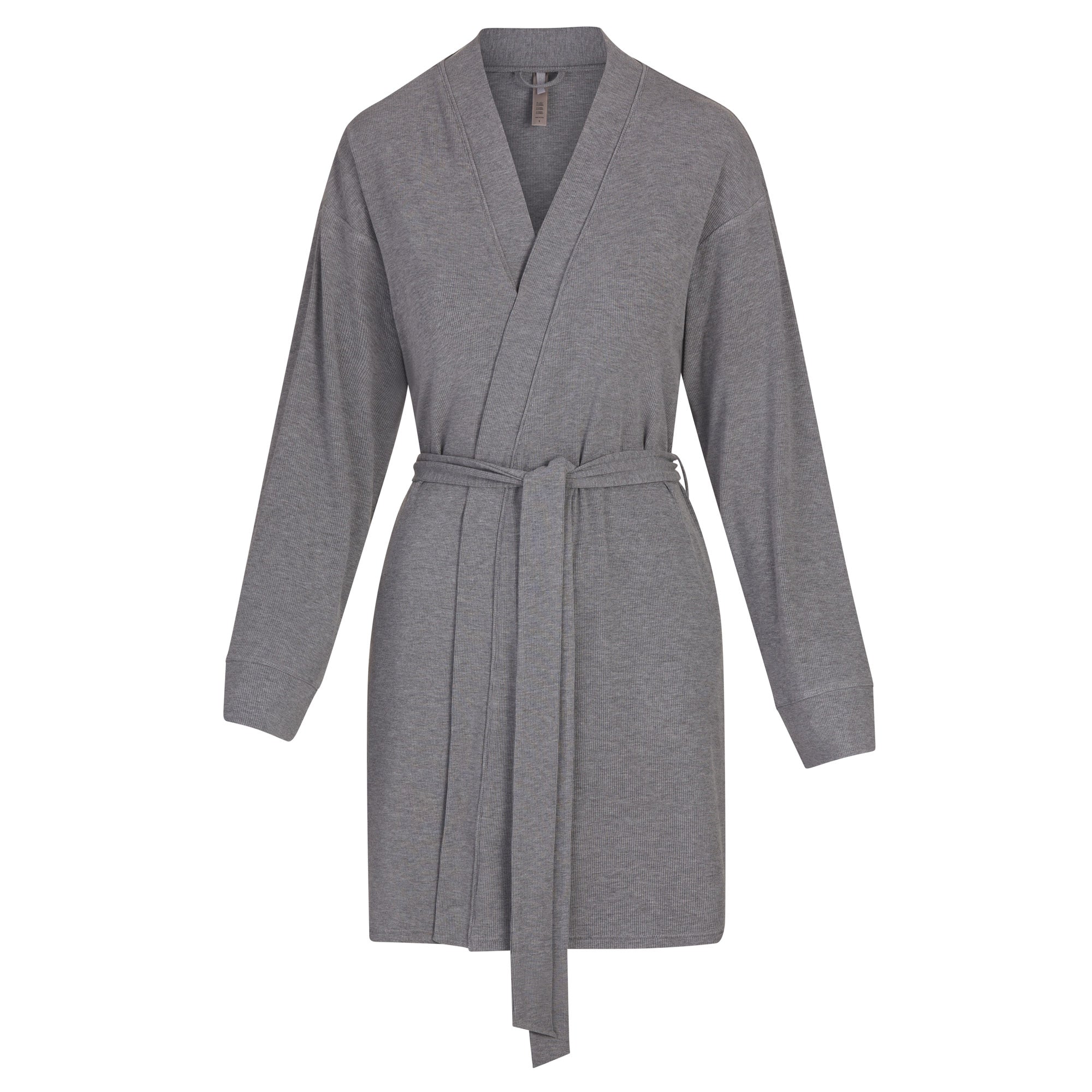 SOFT LOUNGE ROBE | HEATHER GREY - Image 7