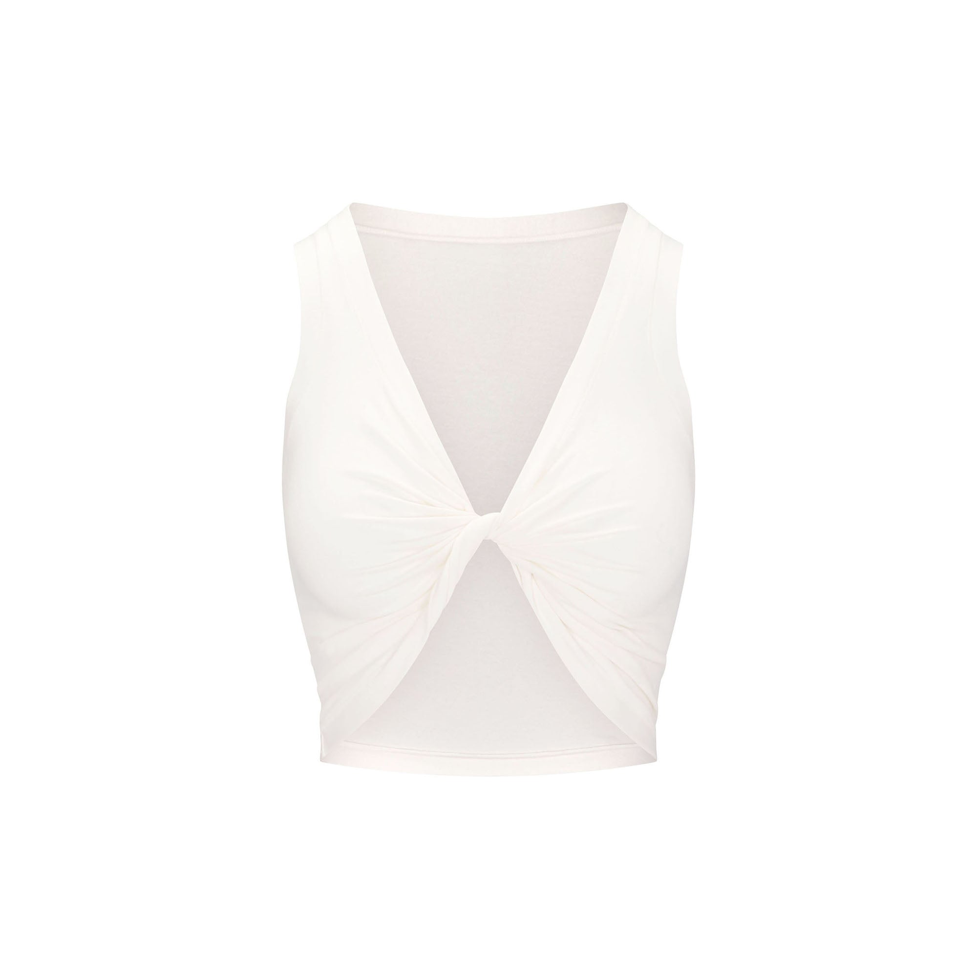 COTTON TWIST CROPPED TANK | MARBLE - Image 5