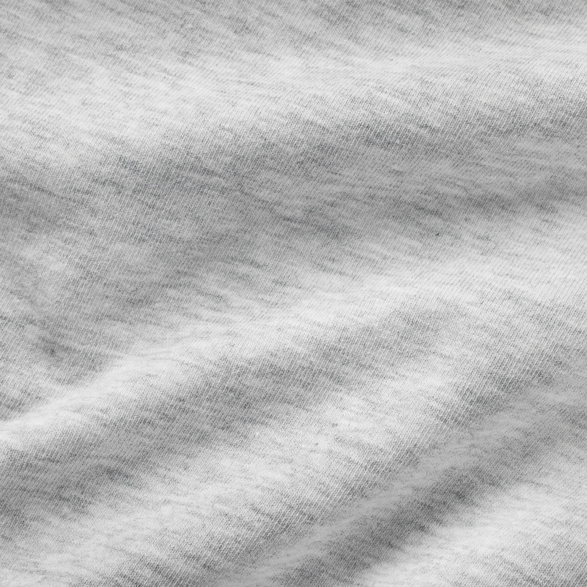 COTTON JERSEY T-SHIRT | LIGHT HEATHER GREY - Image 6