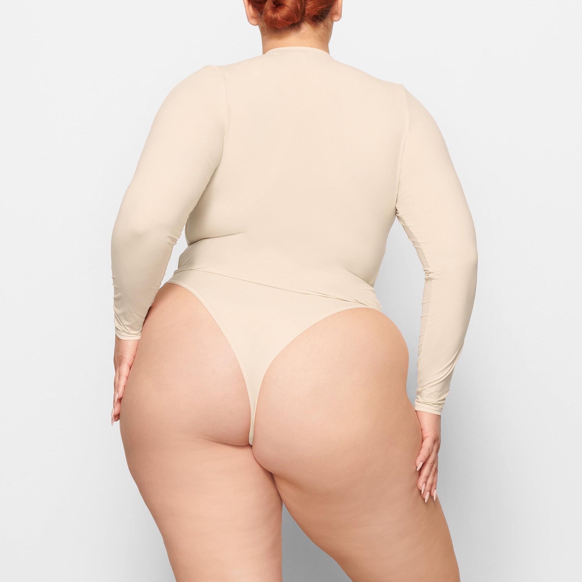 FITS EVERYBODY LONG SLEEVE T-SHIRT | SAND - Image 3