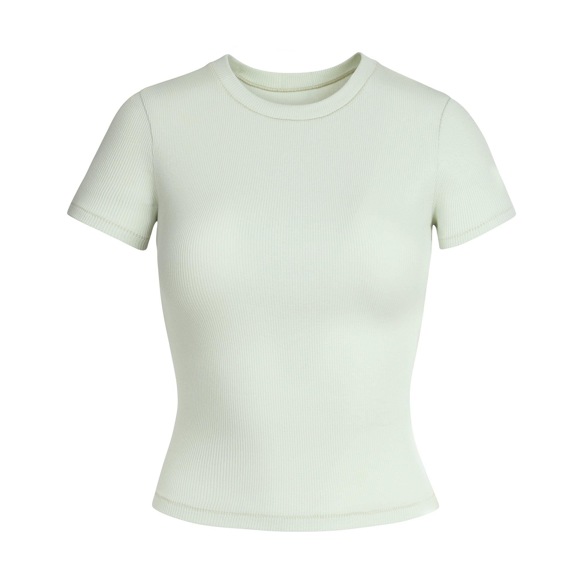 COTTON RIB T-SHIRT | SPEARMINT - Image 5