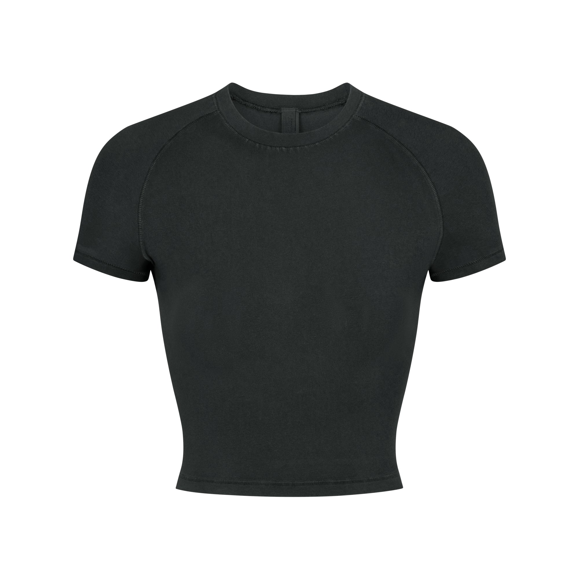 NEW VINTAGE CROPPED RAGLAN T-SHIRT | WASHED ONYX - Image 5