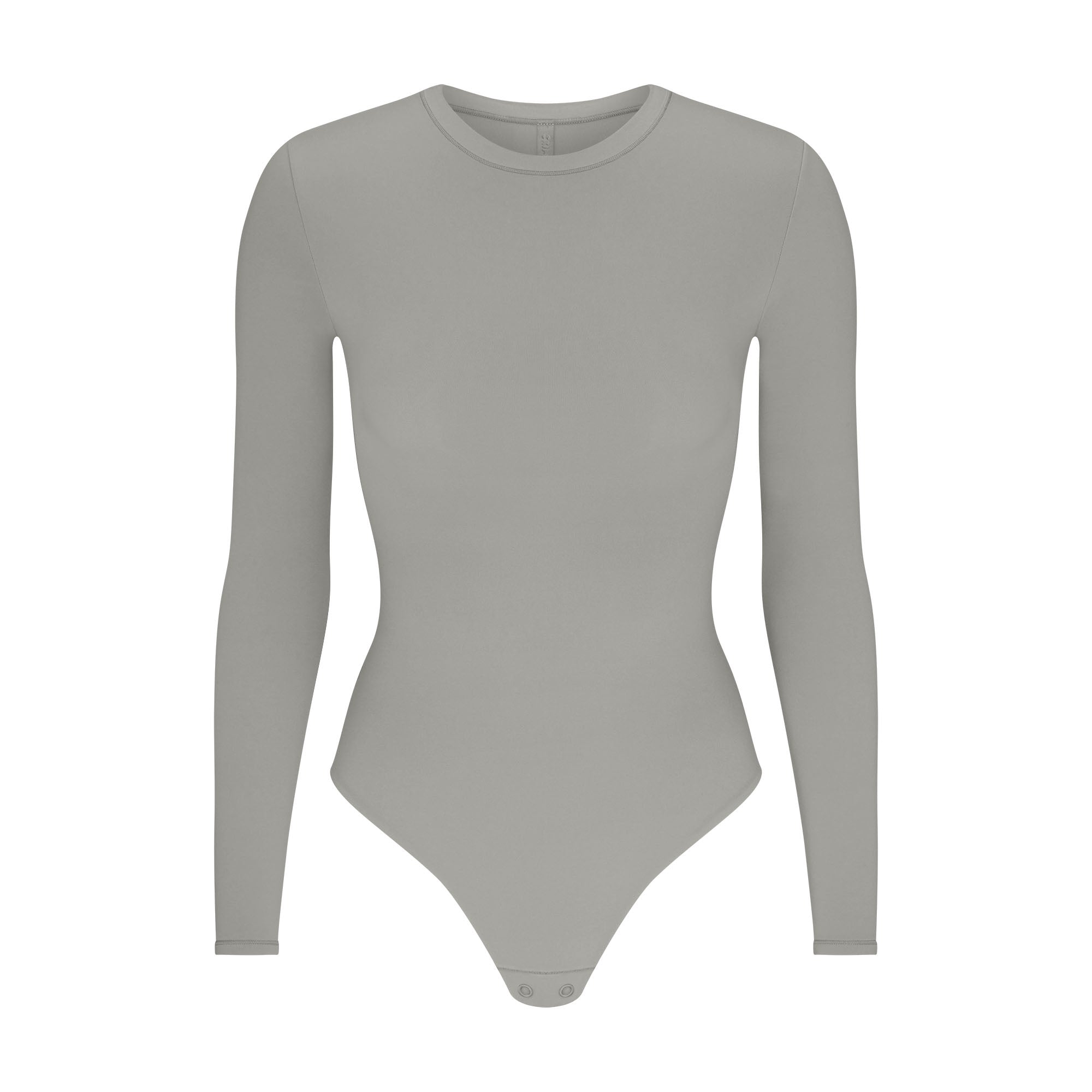 FITS EVERYBODY LONG SLEEVE CREW NECK BODYSUIT | SMOKE - Image 6
